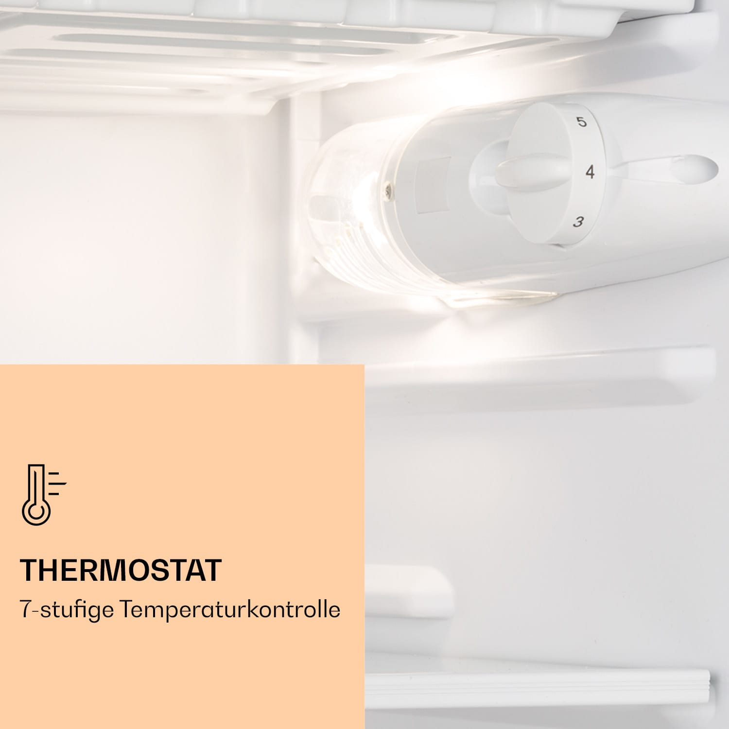 Luminance Frost Kühlschrank 91L Crisper-Fach 2 Glasböden 