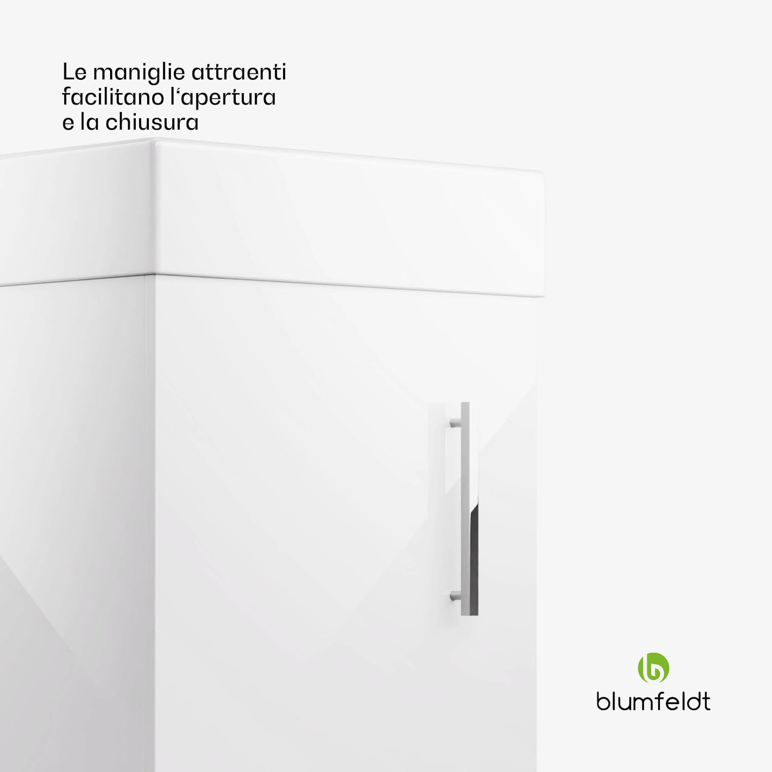 Johnstone portalavabo, mobiletto per il bagno, armadietto da bagno, 40 cm, con lavabo in ceramica, funzione soft close, spazio per riporre gli oggetti, splendente 40_cm | Bianco
