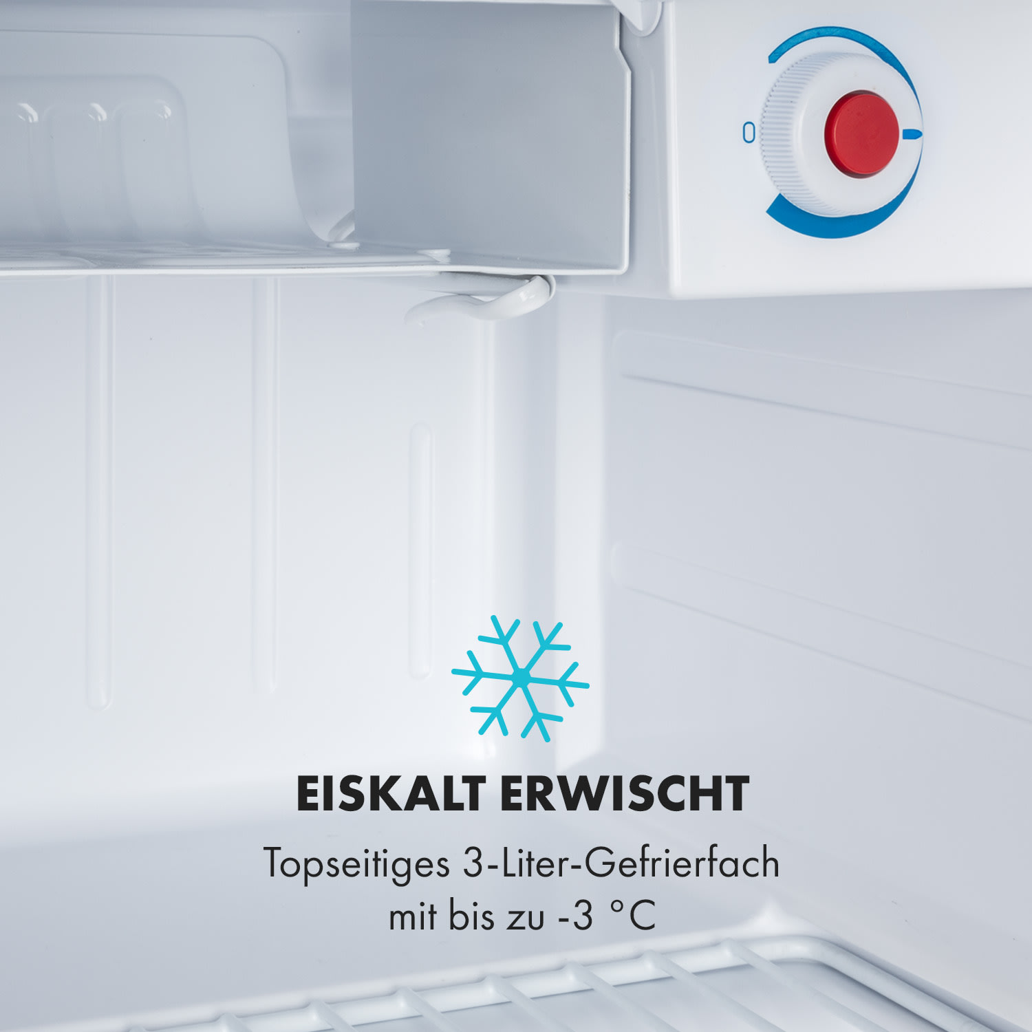 Yummy Kühlschrank mit Gefrierfach 45 Liter 42dB 45 Ltr | Rot