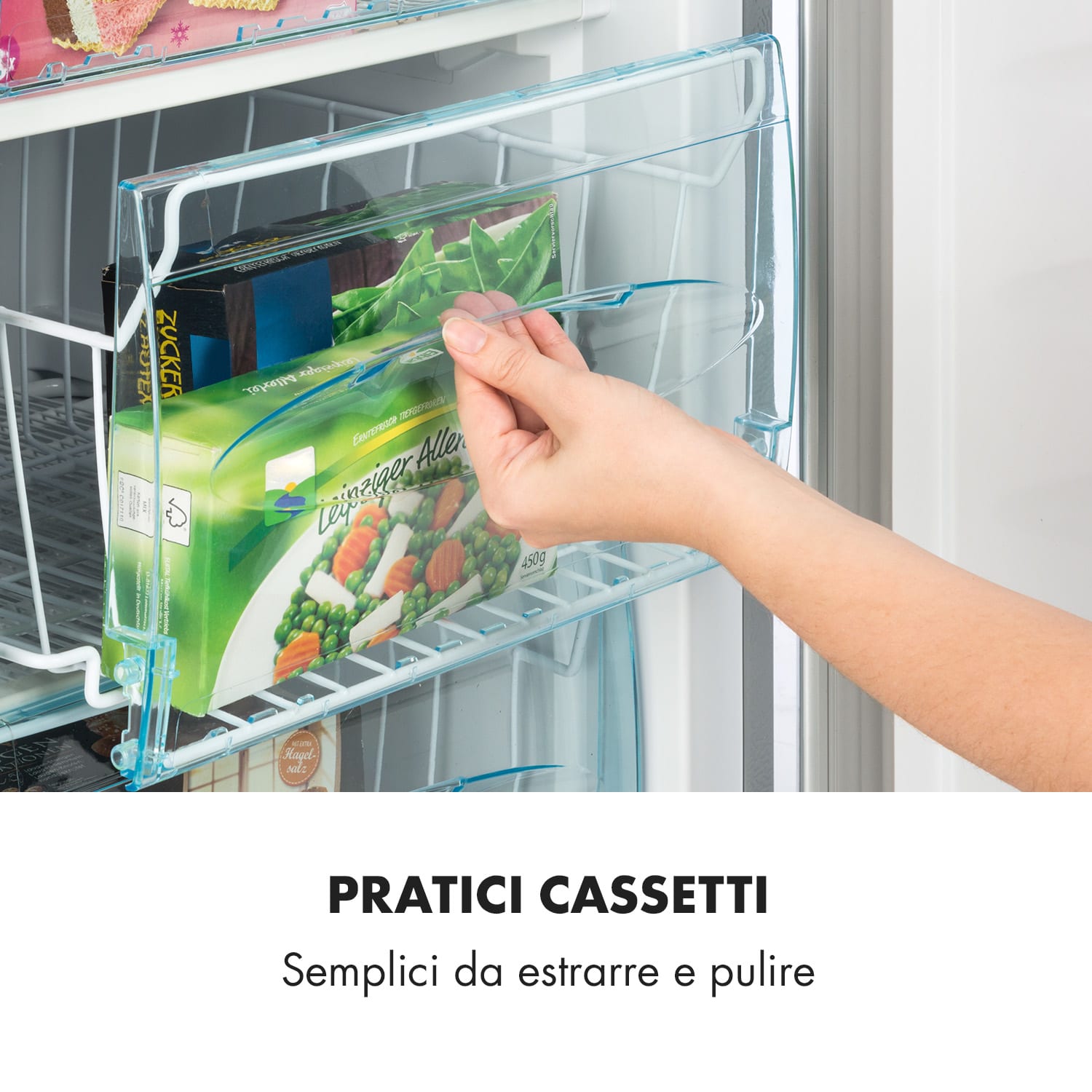 Garfield XL - Freezer 4 stelle, 69 L, 80 W, rumorosità operativa: 41 dB 