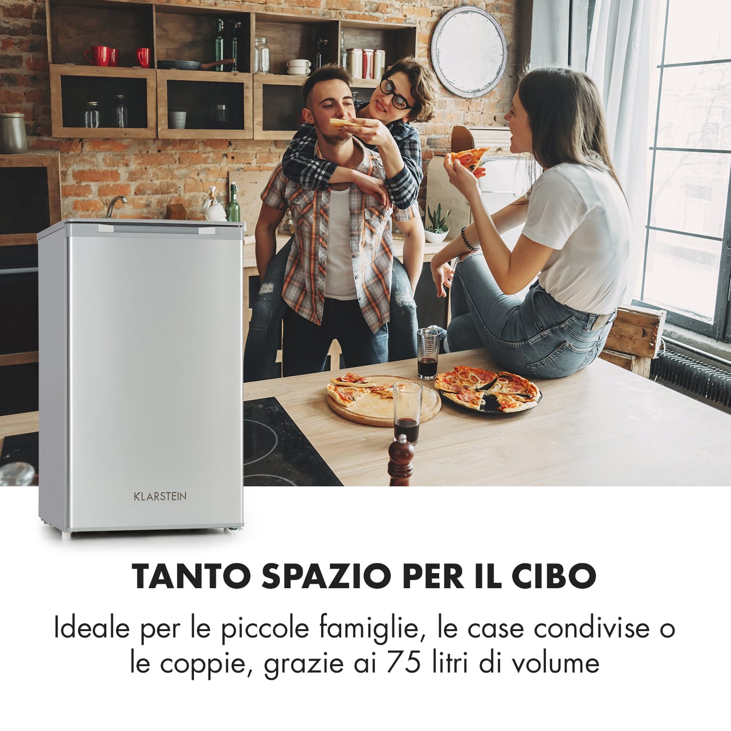 Garfield XL - Freezer 4 stelle, 69 L, 80 W, rumorosità operativa: 41 dB 