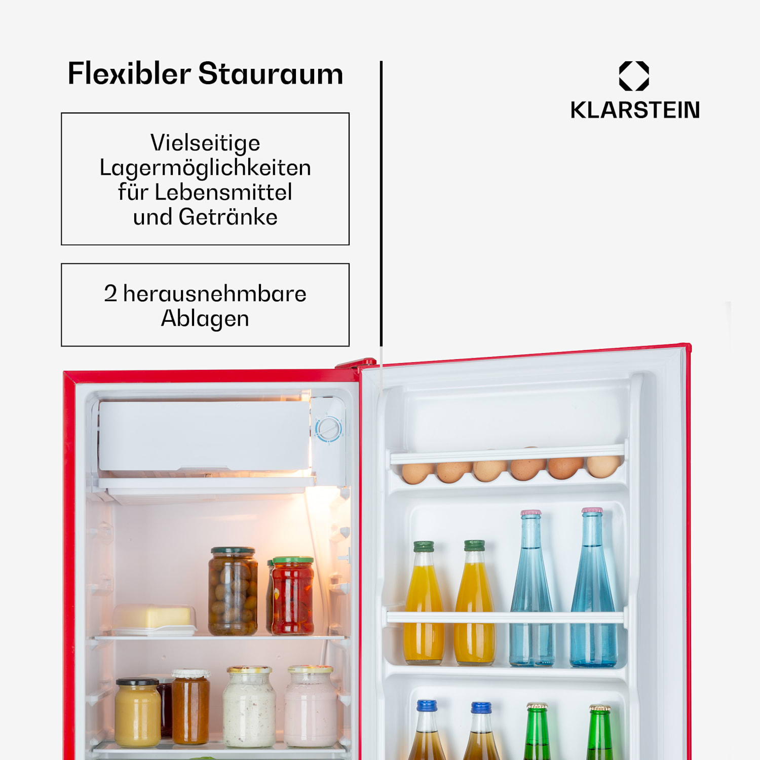 Beercracker 91L Kühlschrank 7 Liter Gefrierfach 