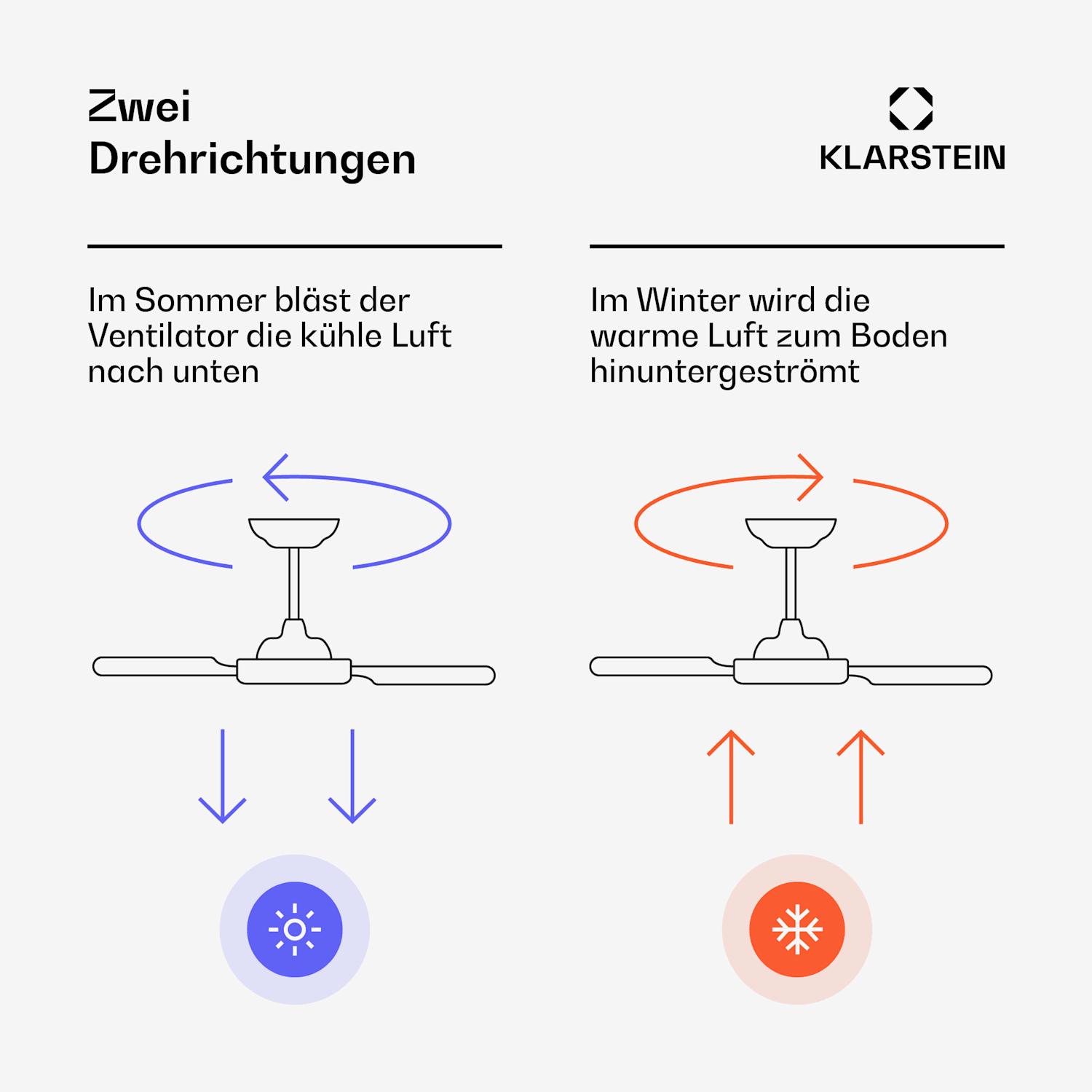 Fiji Flow 2-in-1-Deckenventilator 132 cm LED Fernbedienung App-Steuerung 2 Laufrichtungen dimmbar Walnuss