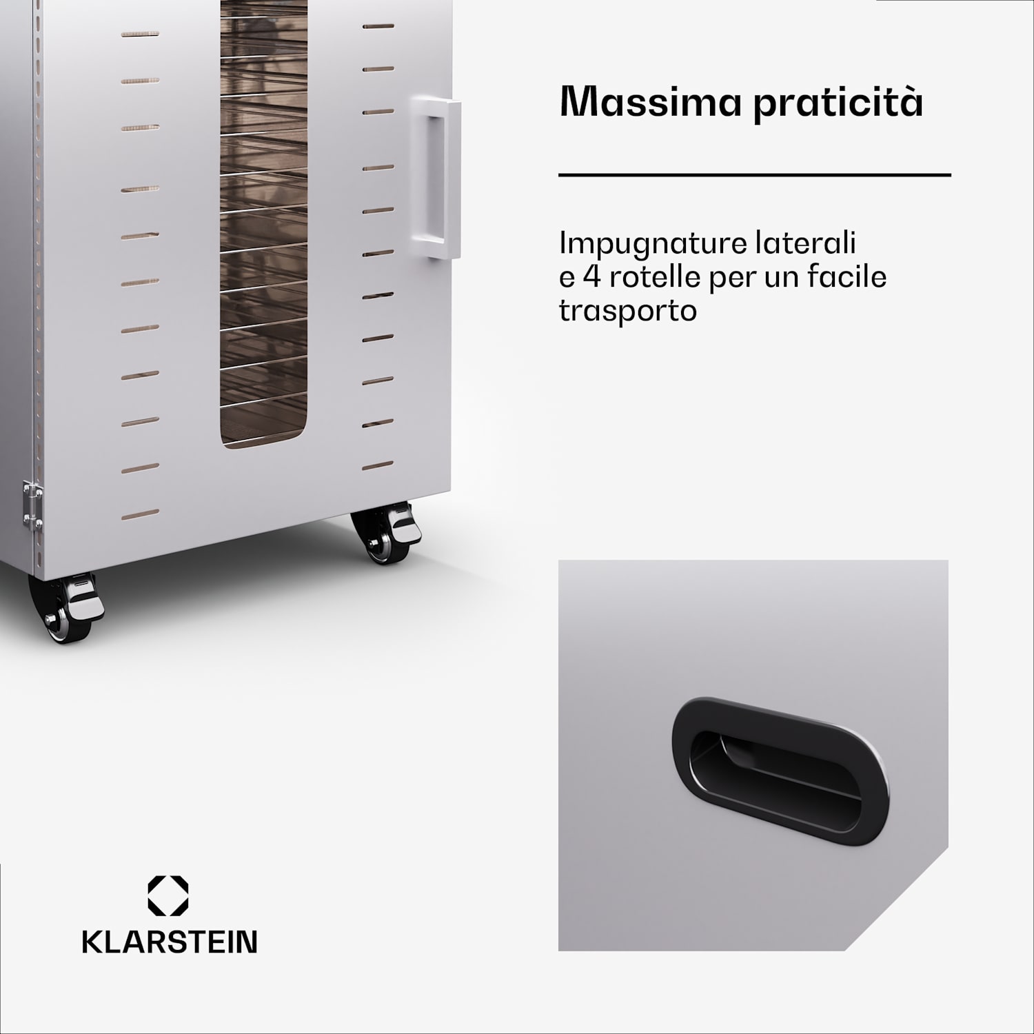 Master Jerky 500 Vertical - Essiccatore da 3.000 W, due vani di essiccazione, intervallo di temperatura 30-90 °C 