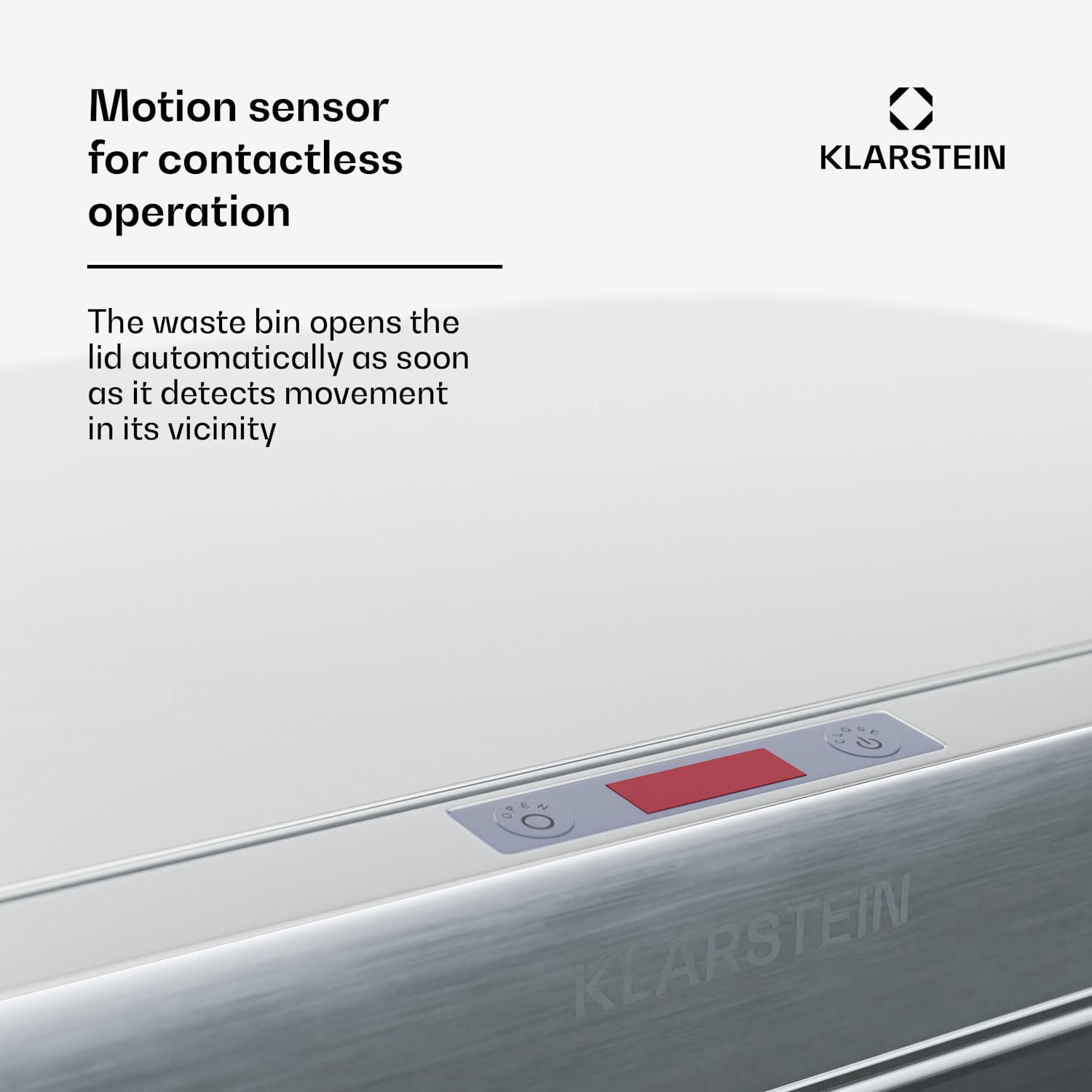 Touchless sensorijätesäiliö 56 l ruostumatonta terästä Soft Close 3 säiliötä LED-näyttö ajastin 