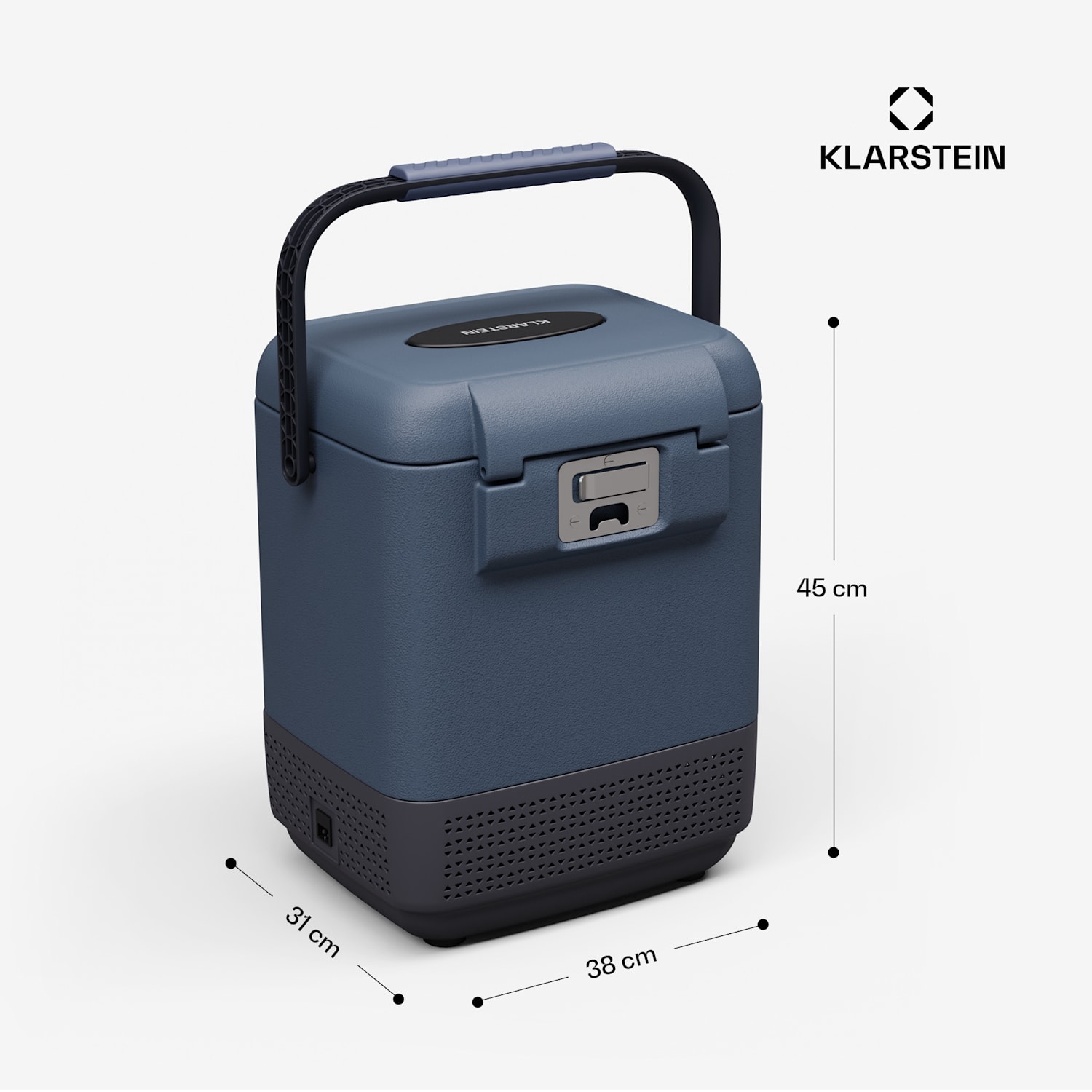 Glacière SwiftFrost 12L | 12 V/230 V | jusqu'à -20 °C | Compresseur | 2 niveaux de puissance | Ecran LED 12 litres | Bleu