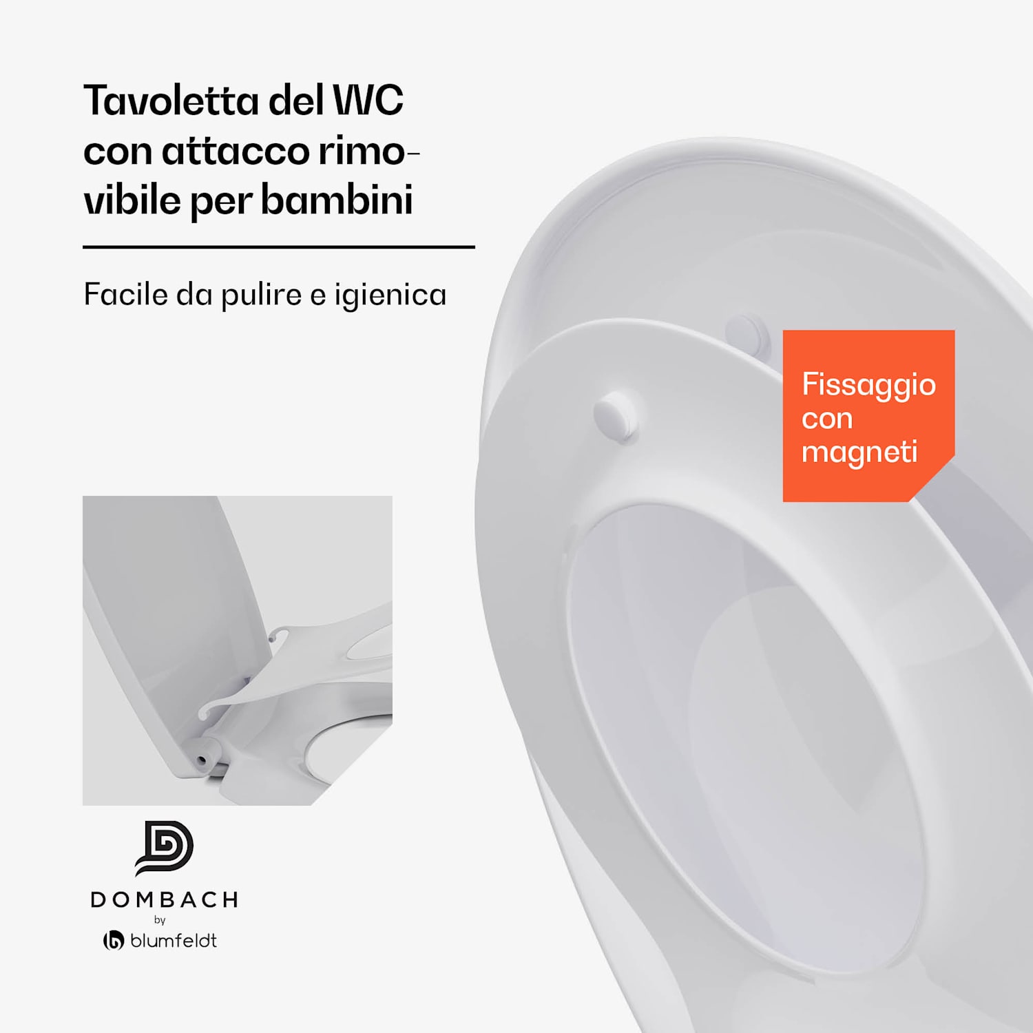 Lil'Loo - Tavoletta del WC rimovibile per bambini | Antibatterica | Soft-Close | Fino a 175 kg 
