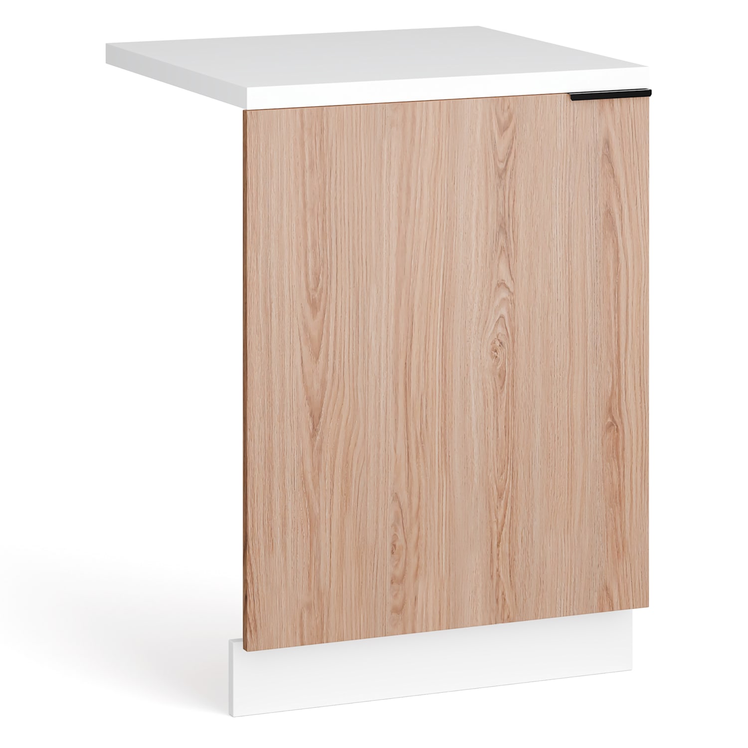 WoodVista - Mobile per lavastoviglie | Robusto piano di lavoro | Integrazione perfetta Mobile per lavastoviglie | Bianco / Rovere