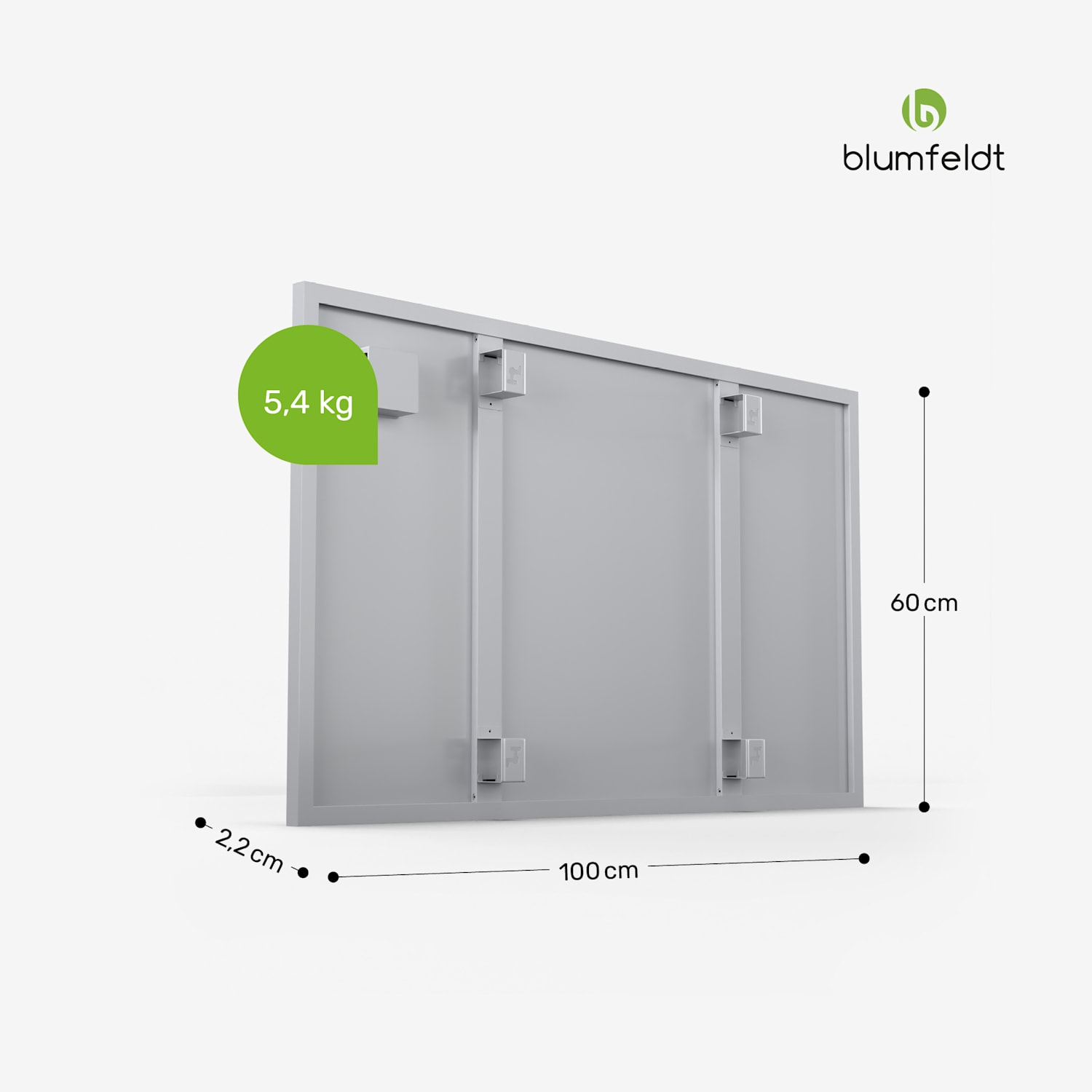 RadiantSmart IR Heater | Infrarotheizung | Externer Thermostat | 600 W | Energieeffizient Basis | 60 x 100 cm | Weiß