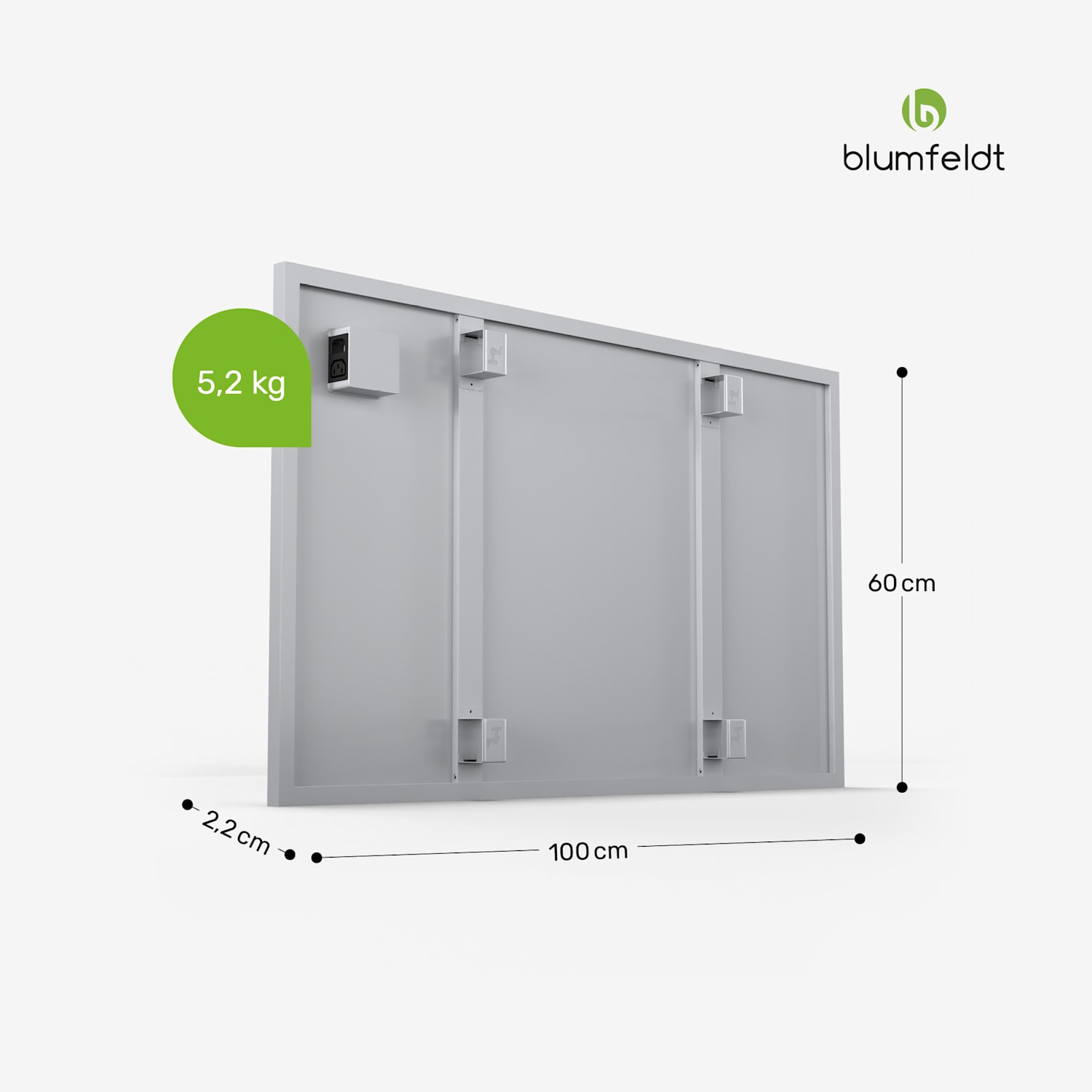 RadiantSmart IR Heater | Infrarotheizung | Erweiterungseinheit | IP44 Erweiterung | 60 x 100 cm | Weiß