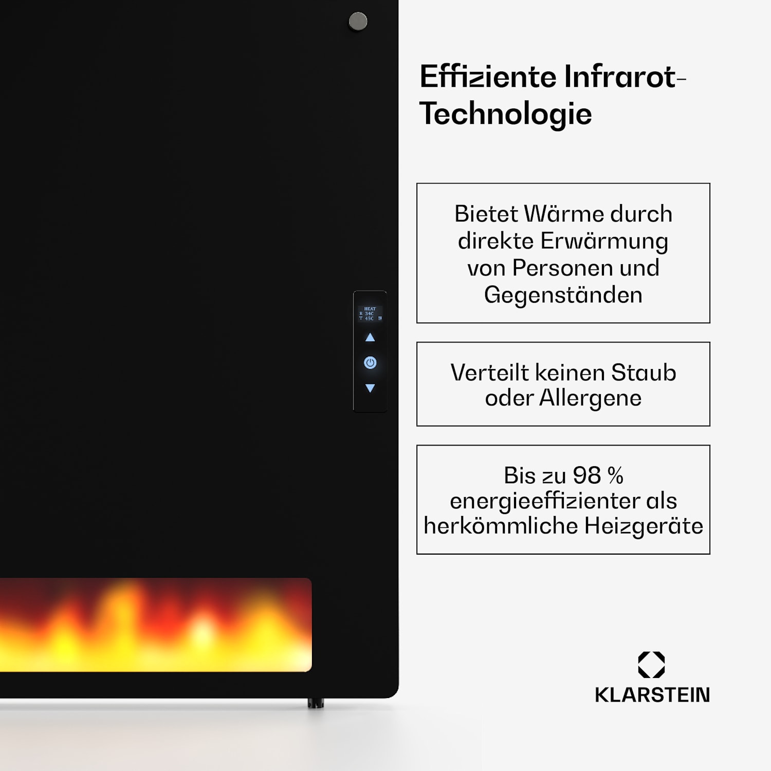 ZenHeat - Stufa a parete al grafene da 1300 W 1300 W