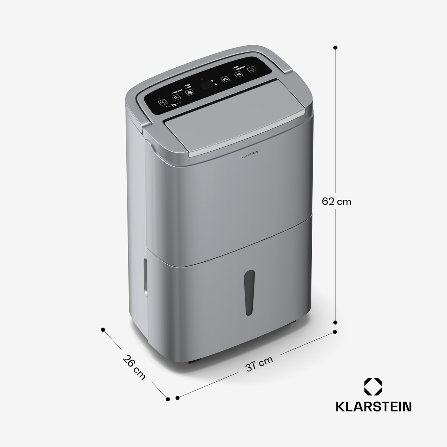 DryFy Connect 50 Deumidificatore | 50 litri / giorno  50l/24h | Acciaio inox