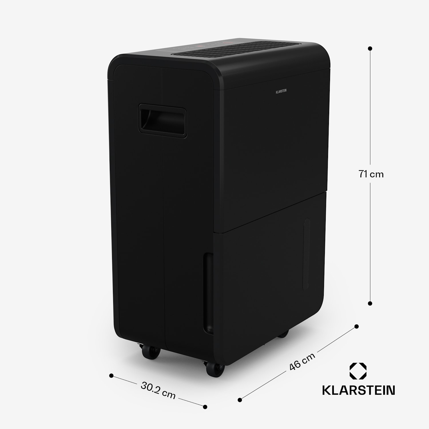 DryFy Grand Smart 70 L Deumidificatore | 70 litri/giorno  70l/24h | Antracite