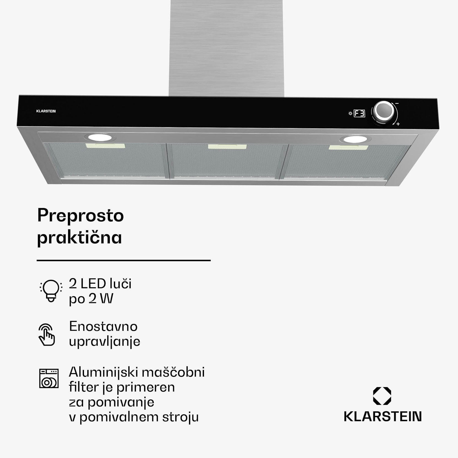 Napa AirNova, recirkulacija in odsesavanje zraka, energijska učinkovitost A++, 110 W, 620 m³/h 