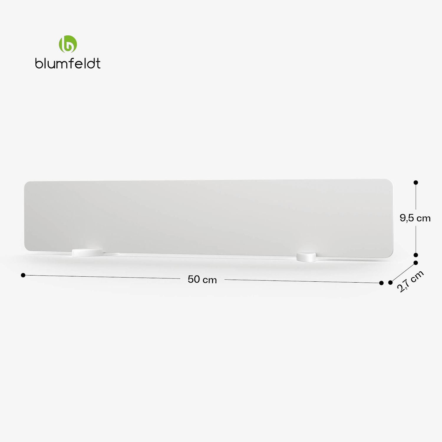 DryWave Infrarot-Wandtrockner | 50-100 W | trocknet Farbe und Putz | Wandmontage möglich 2pc | Weiß