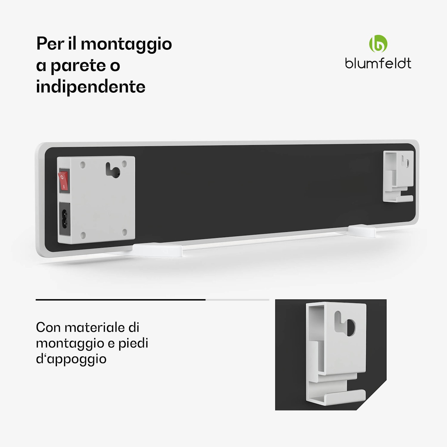 DryWave - Deumidificatore a parete a infrarossi | 50-100 W | Asciuga vernice e intonaco | Possibilità di montaggio a parete 2 Pannelli