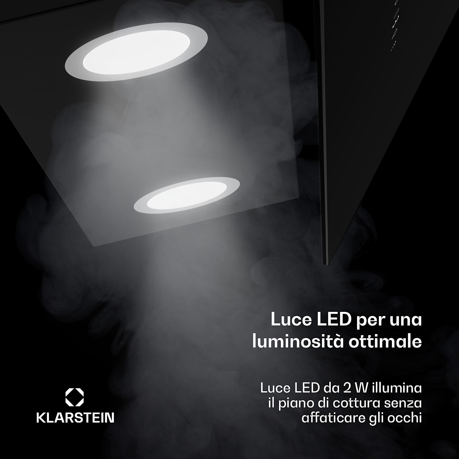 Alina - Cappa aspirante | 60 cm | Smart | 600 m³/ora | Silenziosa | Classe energetica A 