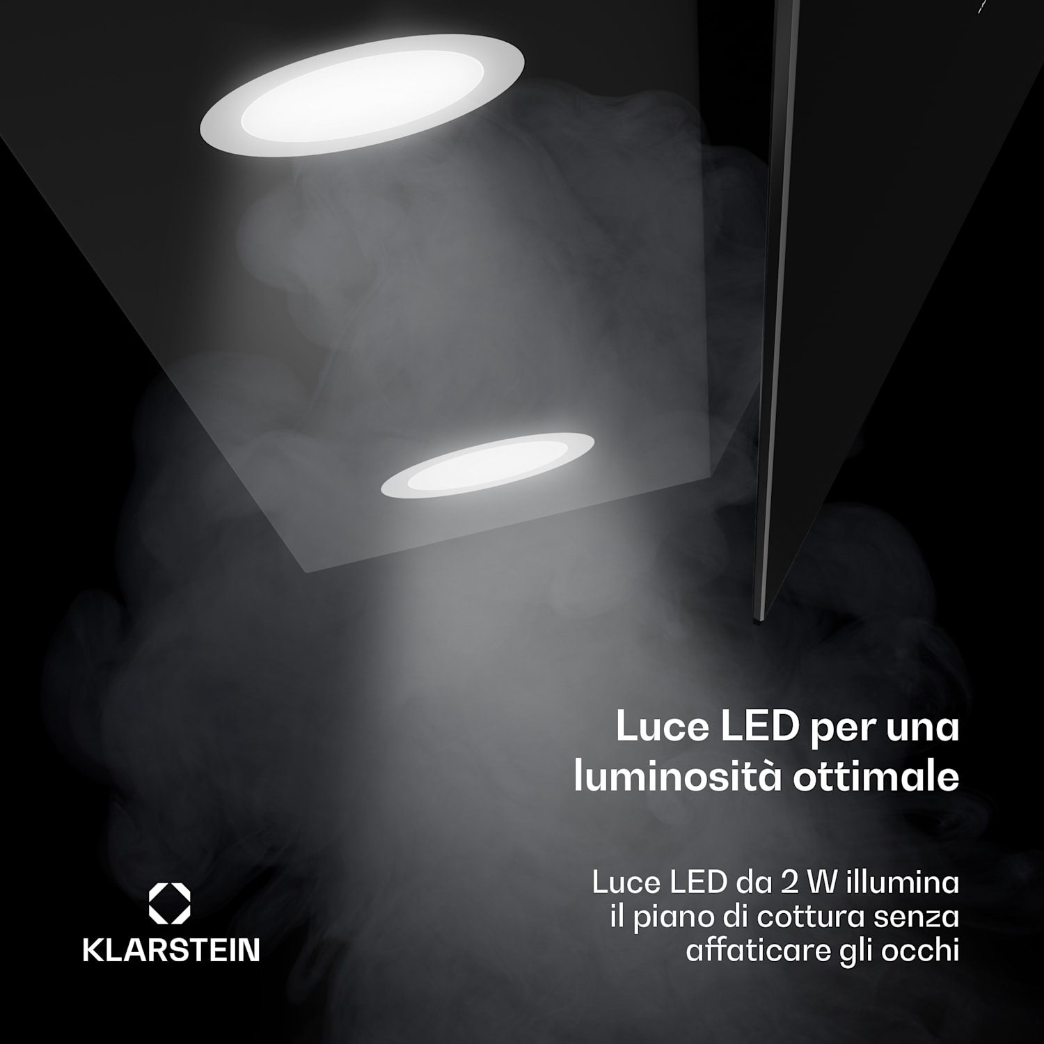 Alina - Cappa aspirante | 90 cm | Smart | 615 m³/ora | Silenziosa | Classe energetica A 