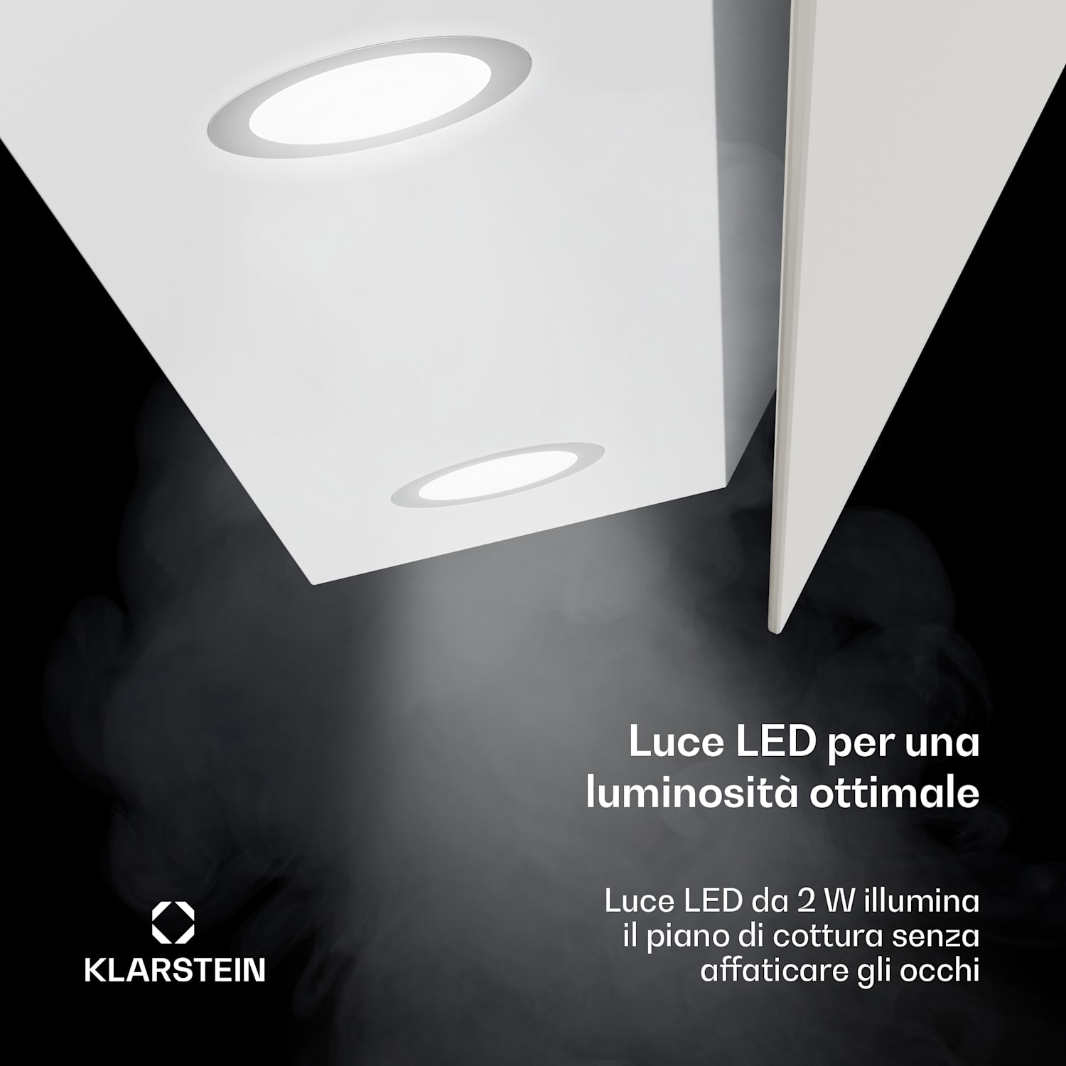 Alina - Cappa aspirante | 90 cm | Smart | 615 m³/ora | Silenziosa | Classe energetica A 