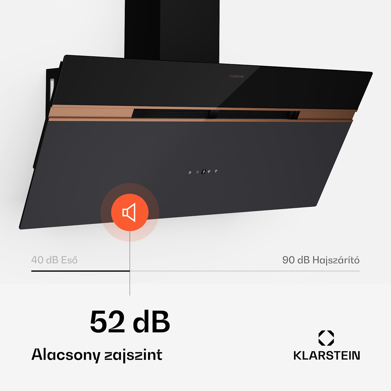 Alina páraelszívó | 90 cm | 690 m³/h | Csendes | EEK A++ 