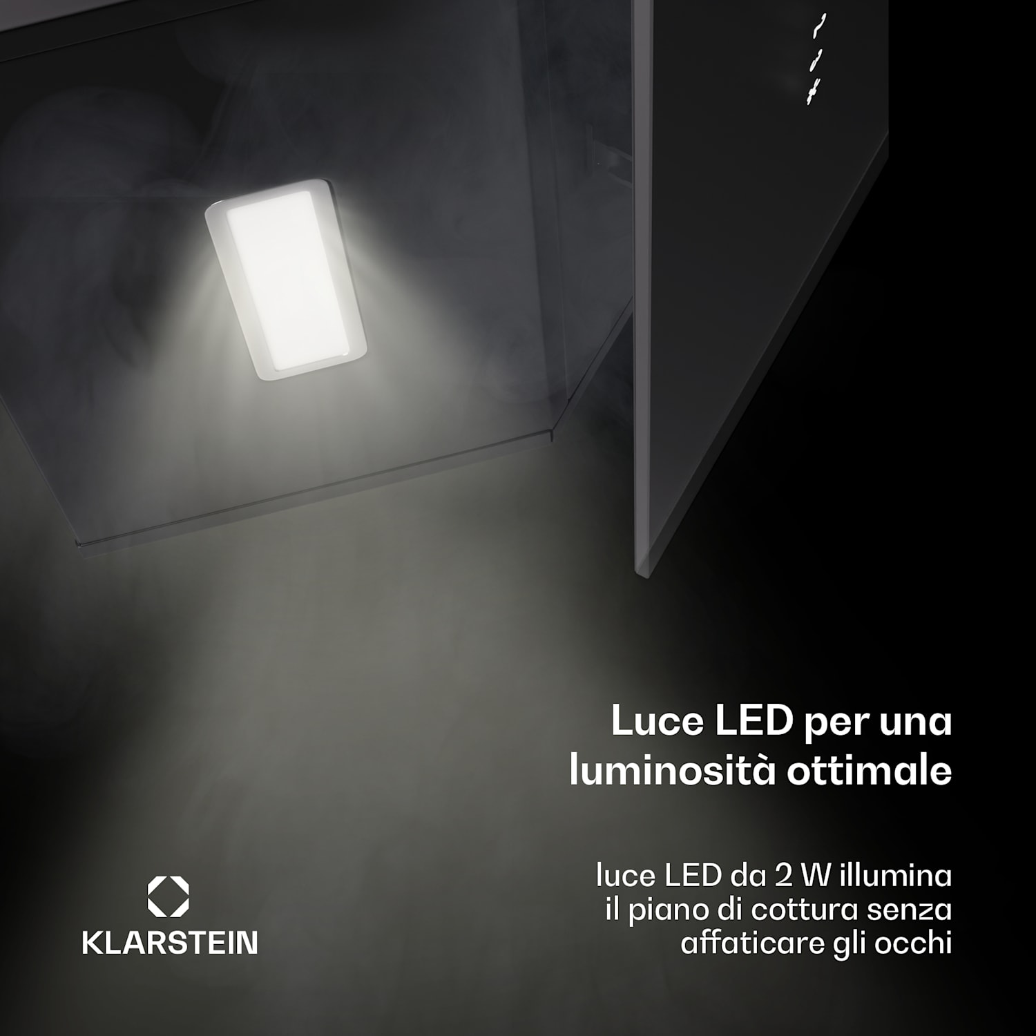Alina - Cappa aspirante | 40 cm | 570 m³/ora | Silenziosa | Classe energetica A 
