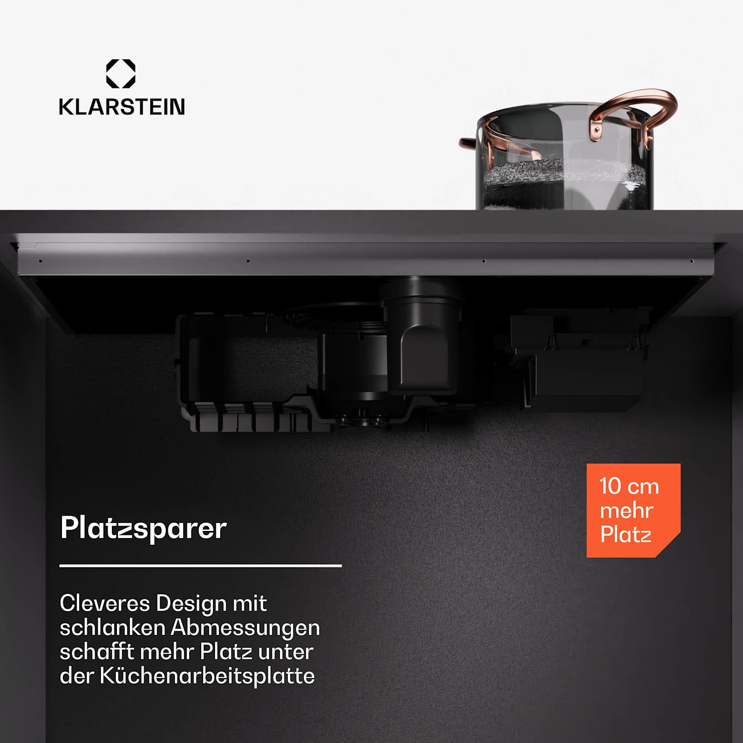 AirJet Hybrid Down Air System | Table de cuisson à induction avec hotte intégrée | 600 m³/h | CEE A+ 90 cm | AirJetHybrid | Noir