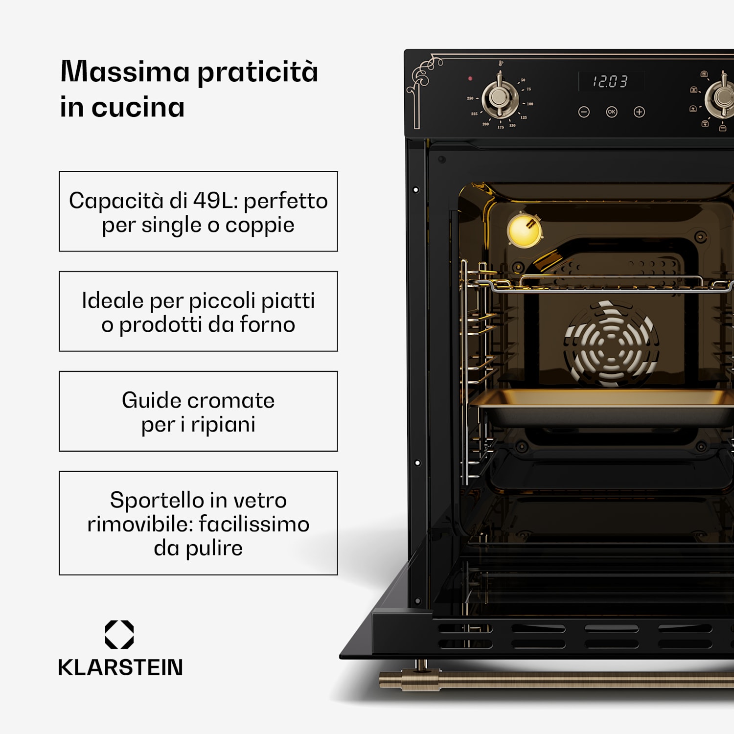 Victoria Slim 45 cm - Forno 