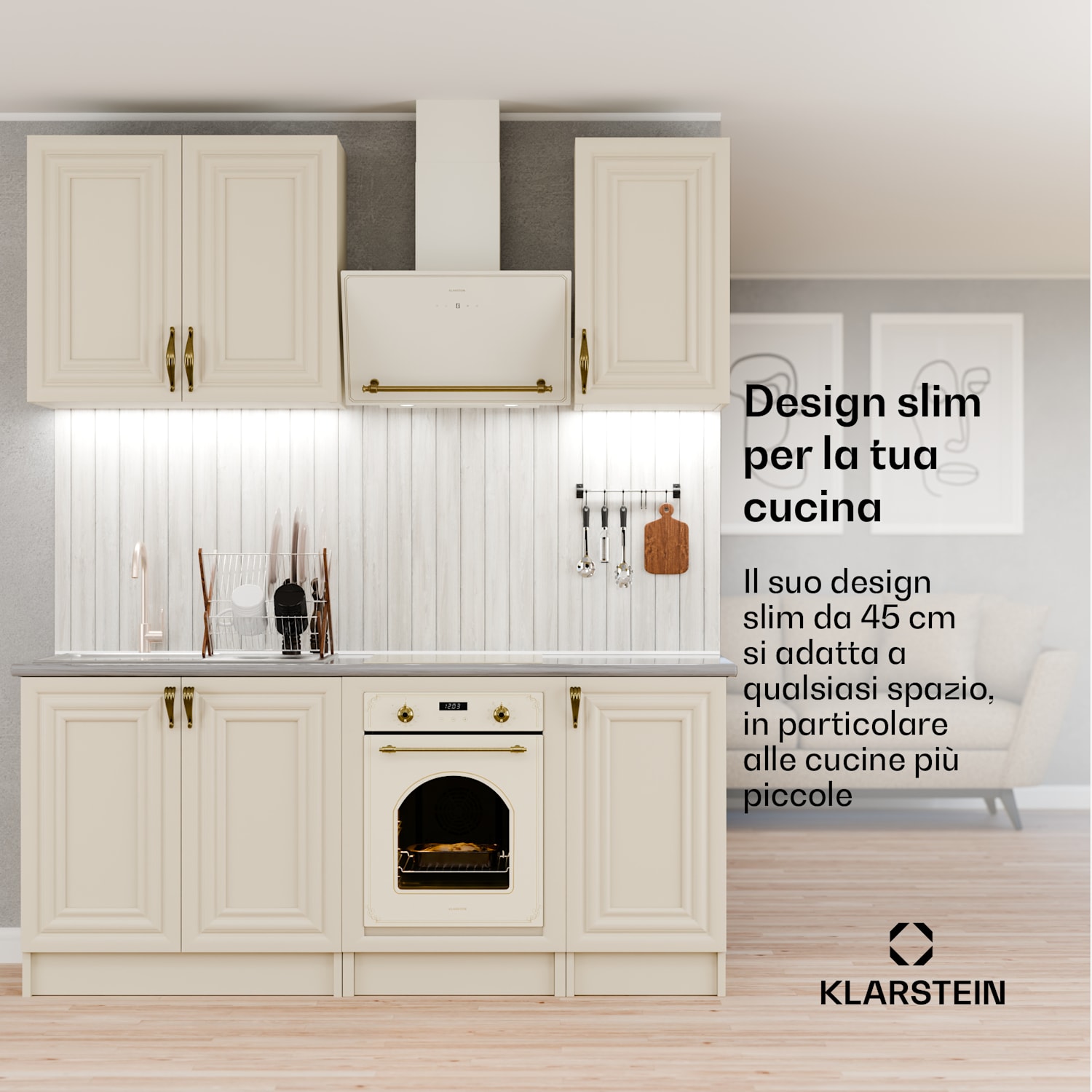 Victoria Slim 45 cm - Forno 