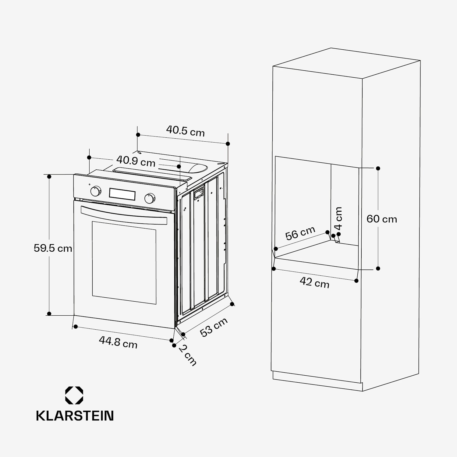 Victoria Slim 45 cm - Forno 