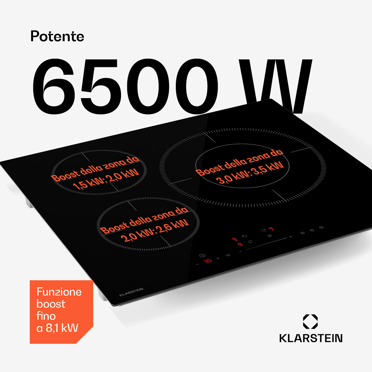 Delicatessa Paella piano cottura a induzione | Zona paella | Power Boost | Controllo scorrevole 