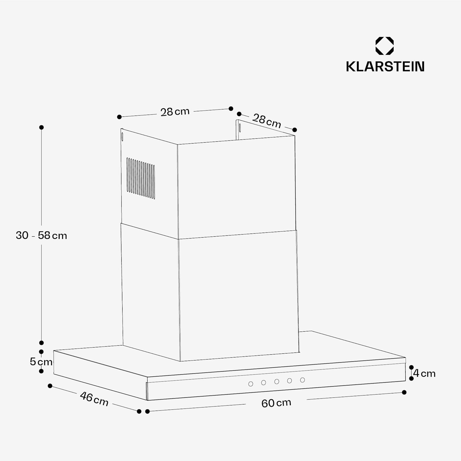 Auriana Dunstabzugshaube | Ambient Light | 700 m³/h | WiFi | Touch | LED 