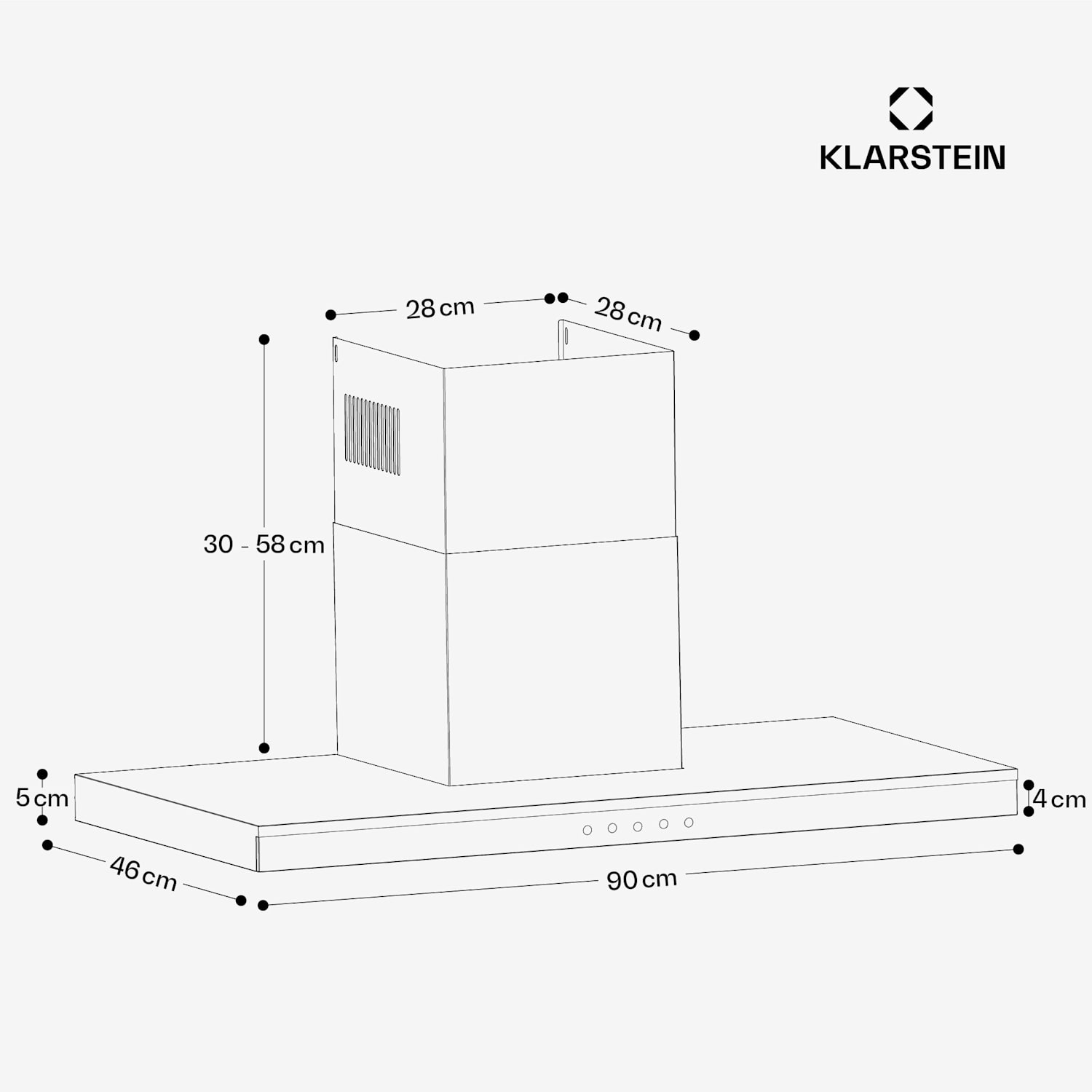 Auriana Dunstabzugshaube | Ambient Light | 700 m³/h | WiFi | Touch | LED 
