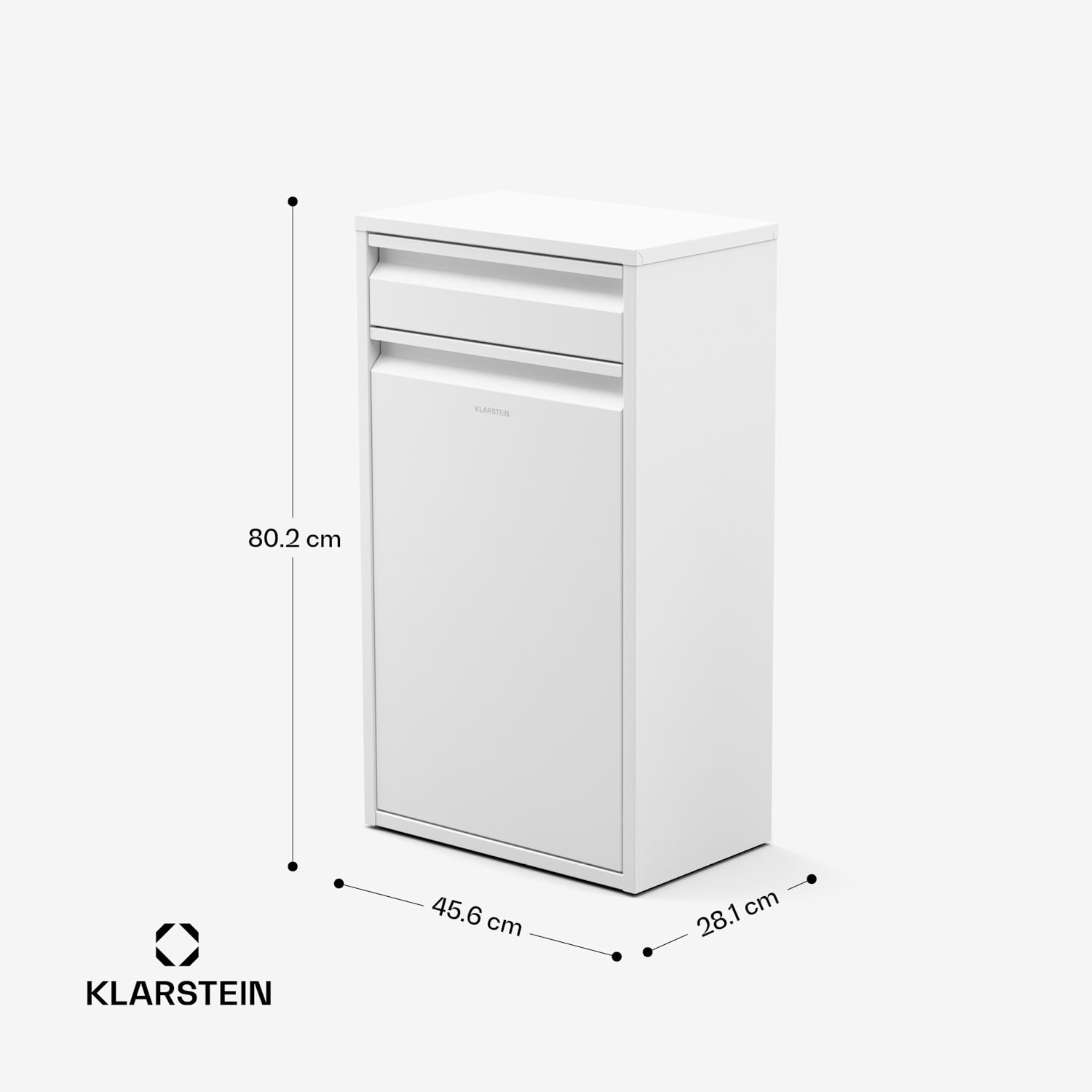 Ordnungshüter konyhai szemetes 50 L fiókkal 50 liter | Fehér