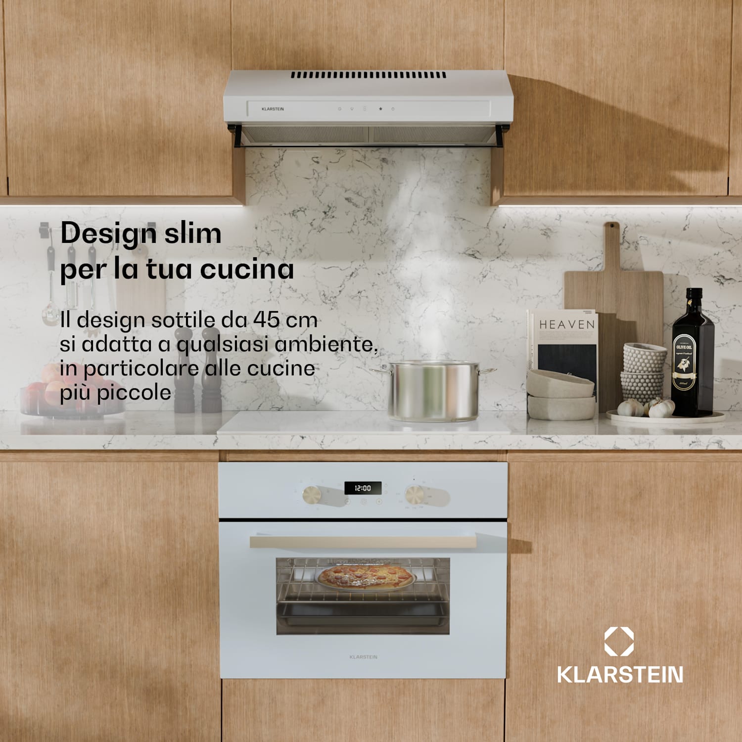 SpaceSmart Compact forno da incasso Bianco