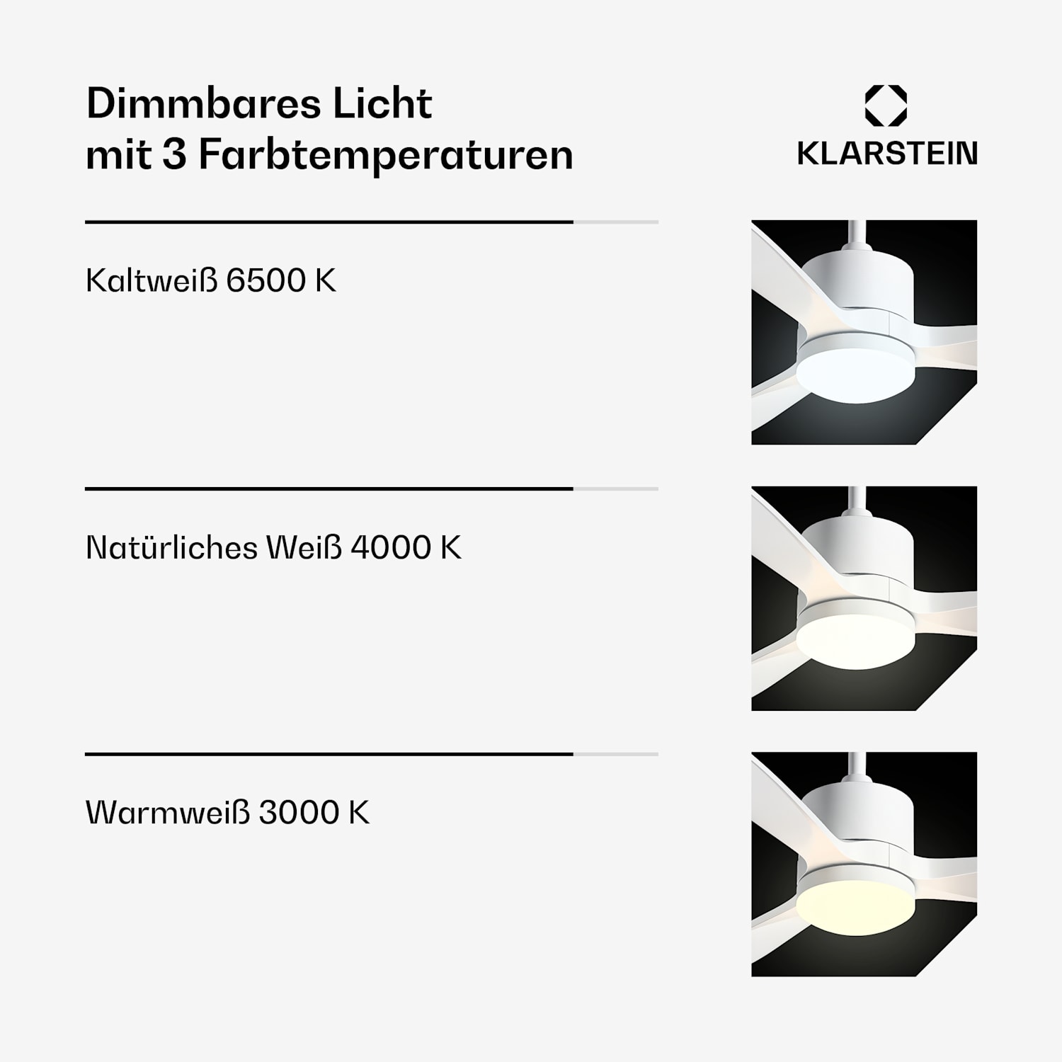 SkyBreeze Smart Deckenventilator | Indoor & Outdoor | Smart Control | IP44 | 40 dB Weiß