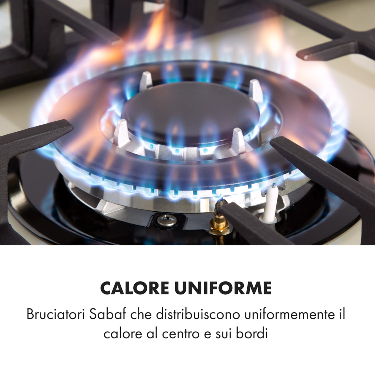 Victoria 60 Duo Set Gas | Piano cottura a gas | Cappa aspirante Gas da 60 cm | Crema vintage