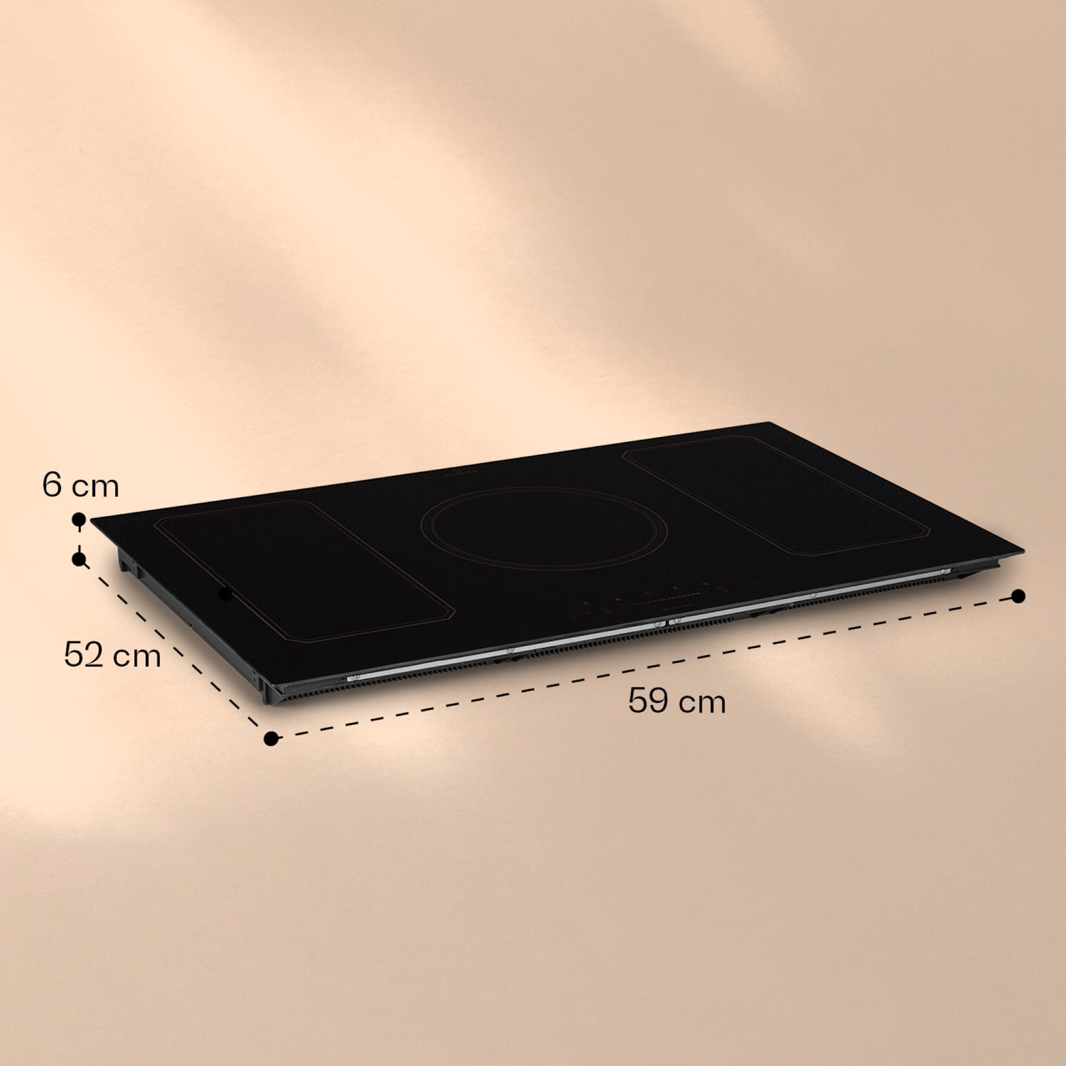 Victoria 90 Duo Set Induktion | 90 cm | Induktionskochfeld | Dunstabzugshaube 90 cm Induktion | Schwarz