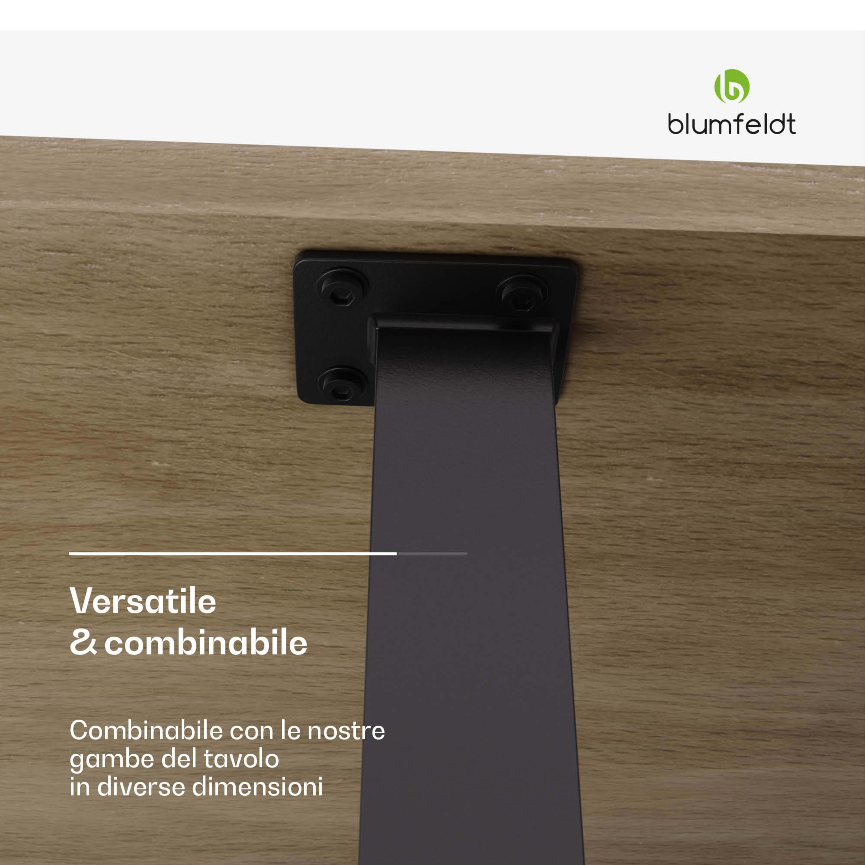 Piano del tavolo Bearsdon 200 x 100 cm per cucina e sala da pranzo | Legno stratificato robusto 