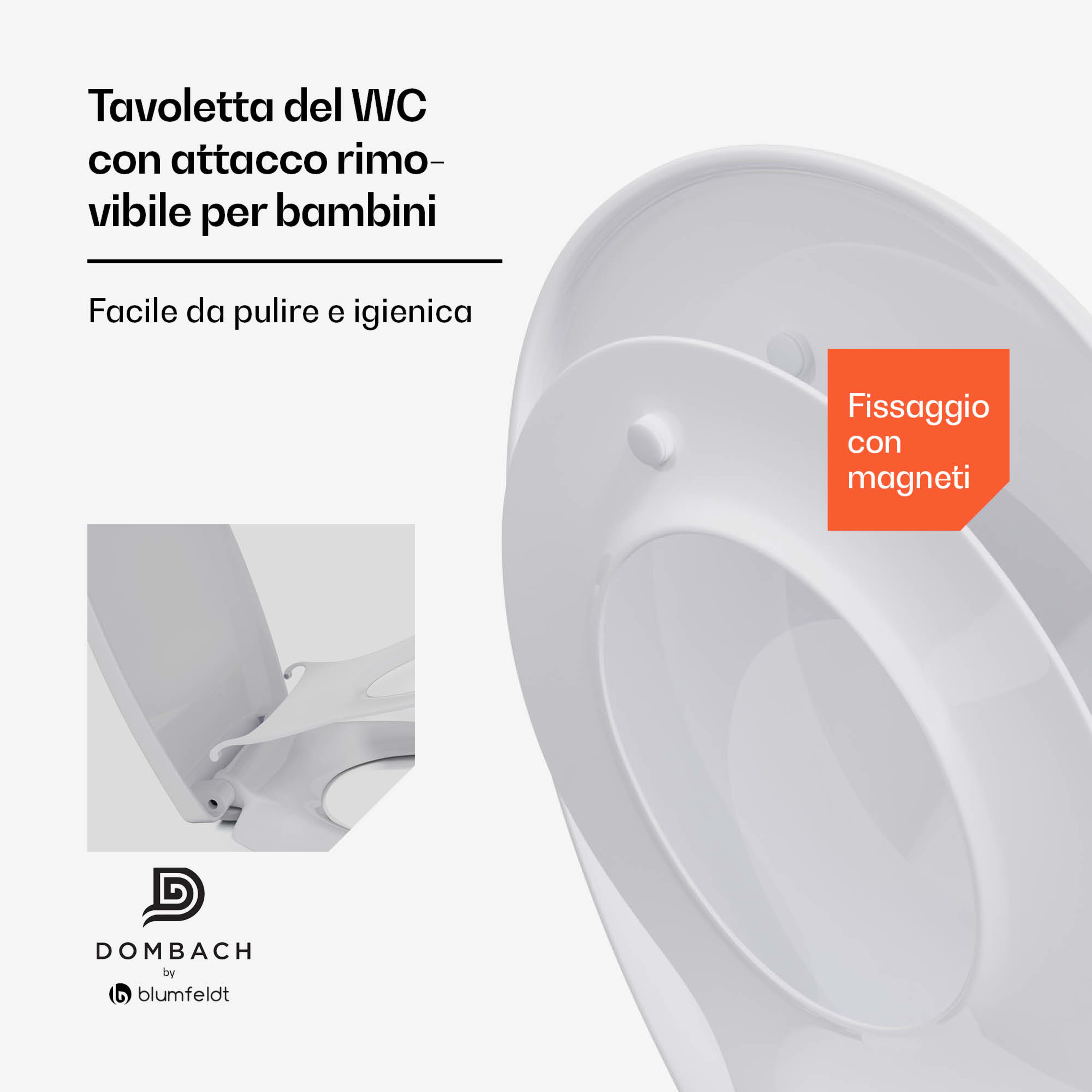 Lil'Loo - Tavoletta del WC rimovibile per bambini | Antibatterica | Soft-Close | Fino a 175 kg 