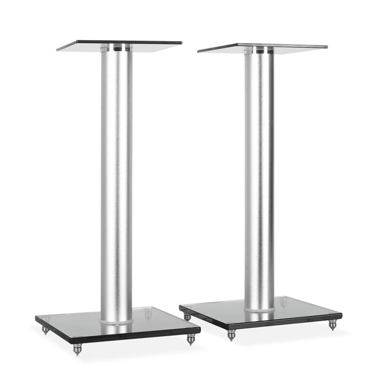 BS58 DESIGN SPEAKER чифт стойки за тонколони стъкло алуминий