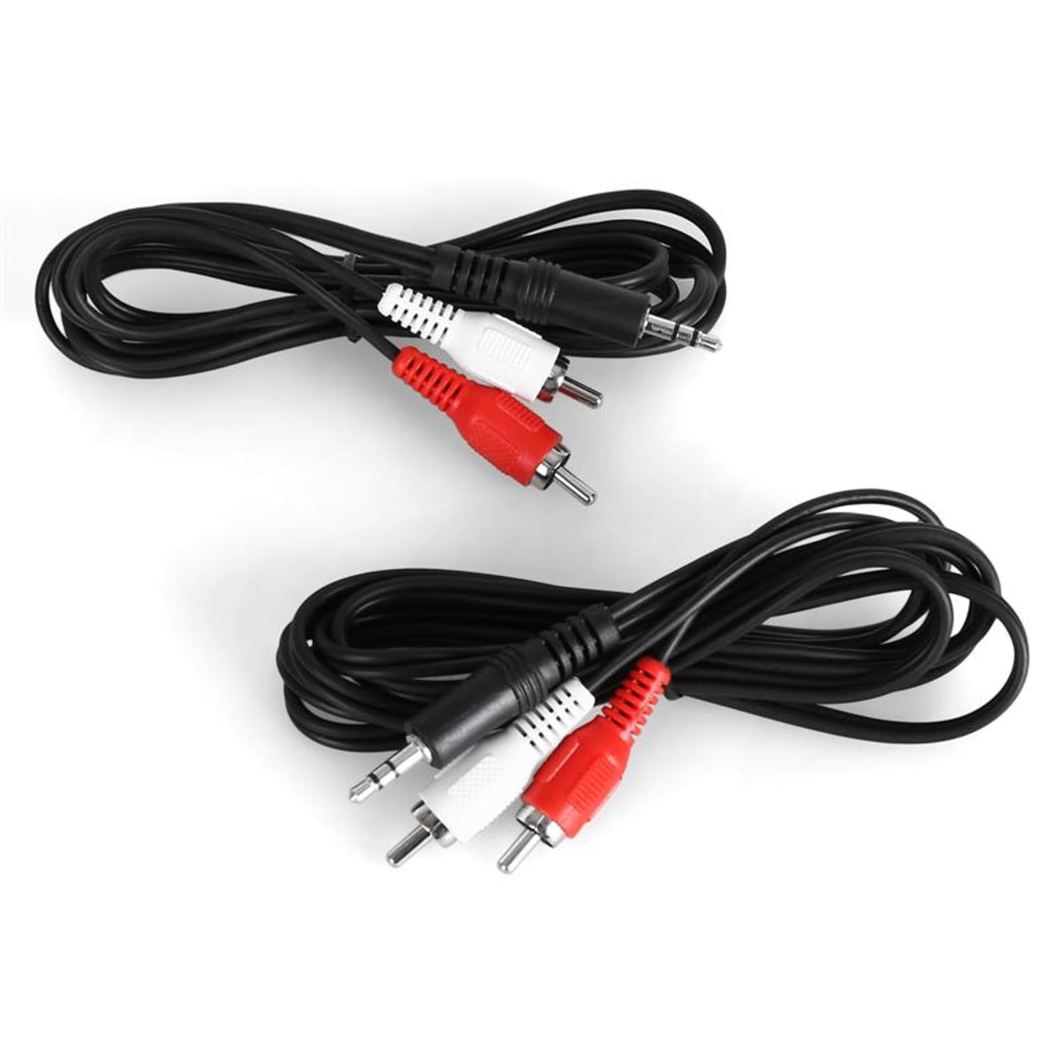 2 x Stereo RCA-to-3.5mm jack cable - 1.5m length