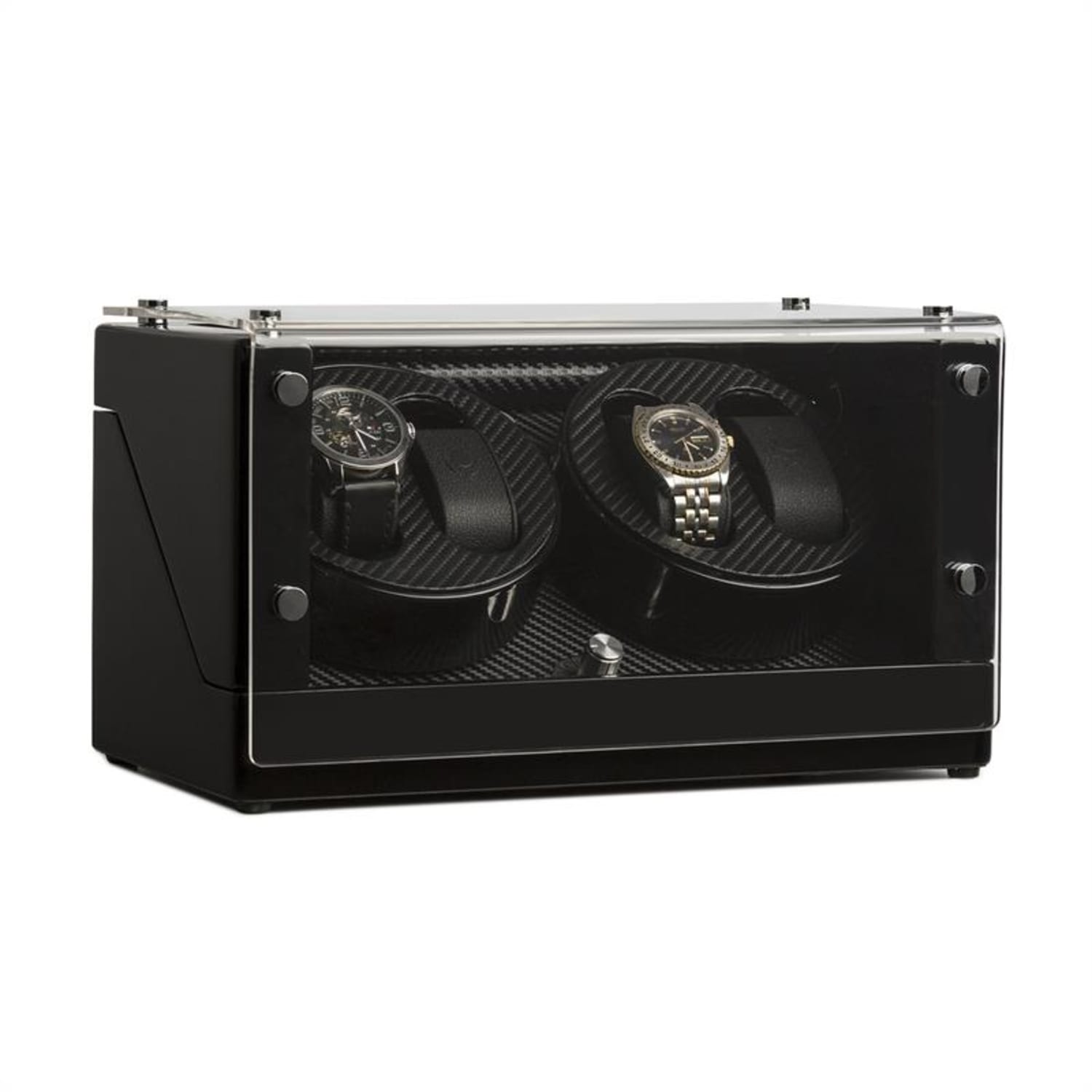Horlogewinder Klarstein CA2PM voor 4 horloges carbonoptiek