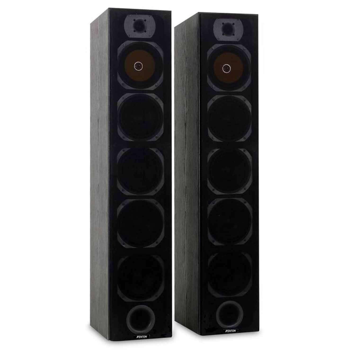 Fenton / Skytronic SHFT57B set d'enceintes 2x600W woofer 4x16cm