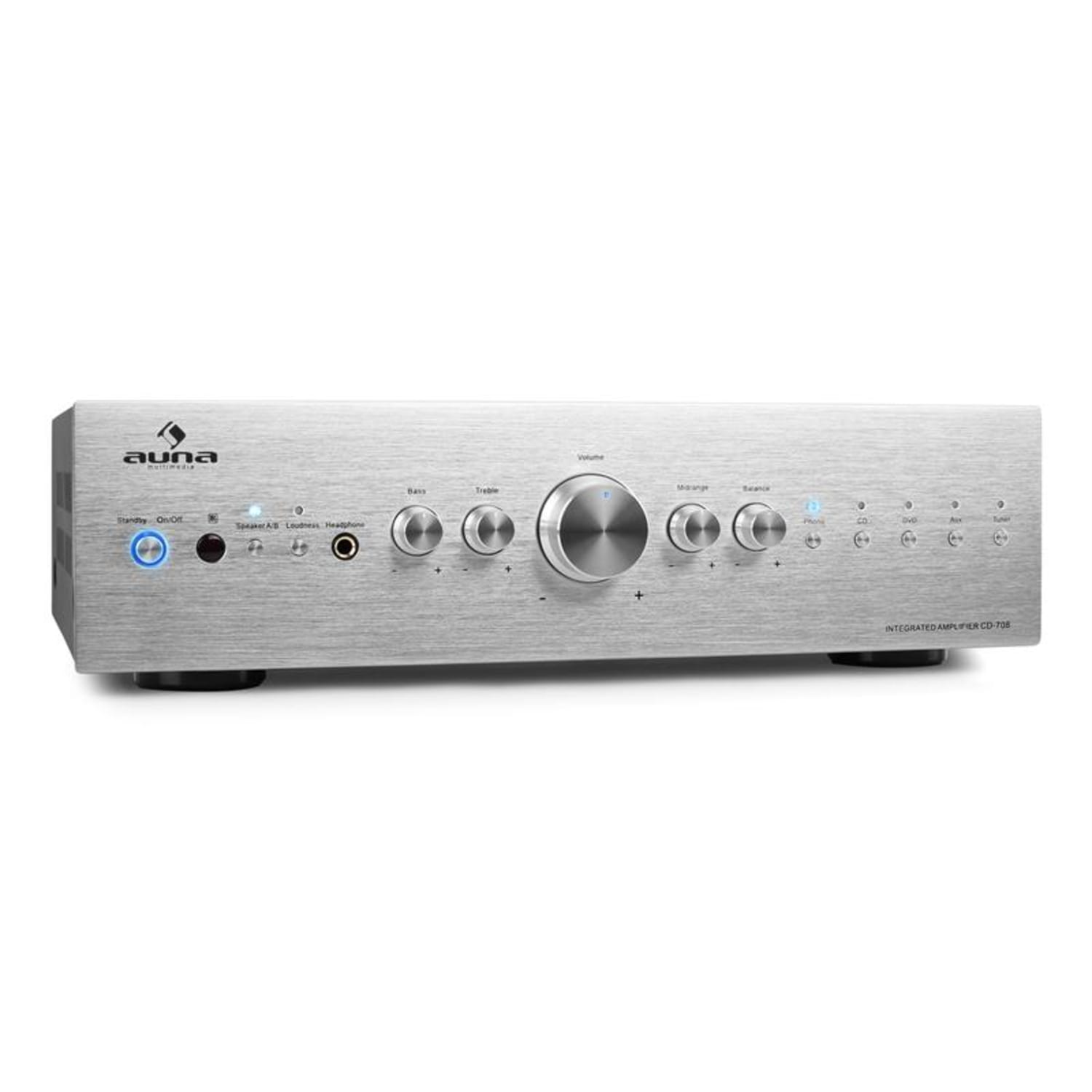 CD708, HIFI STEREO POJAČALO, 600W - SREBRNA BOJA