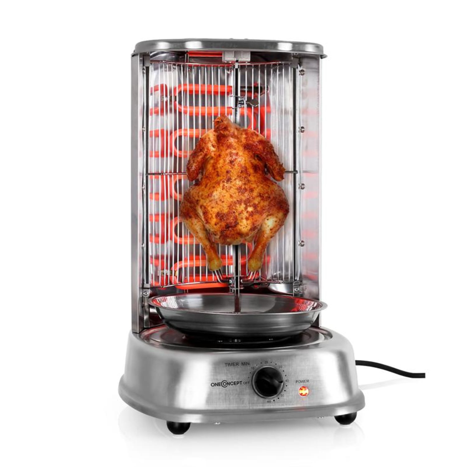 Kebap Master, vertikalni grill, nehrđajući čelik, 1800 W
