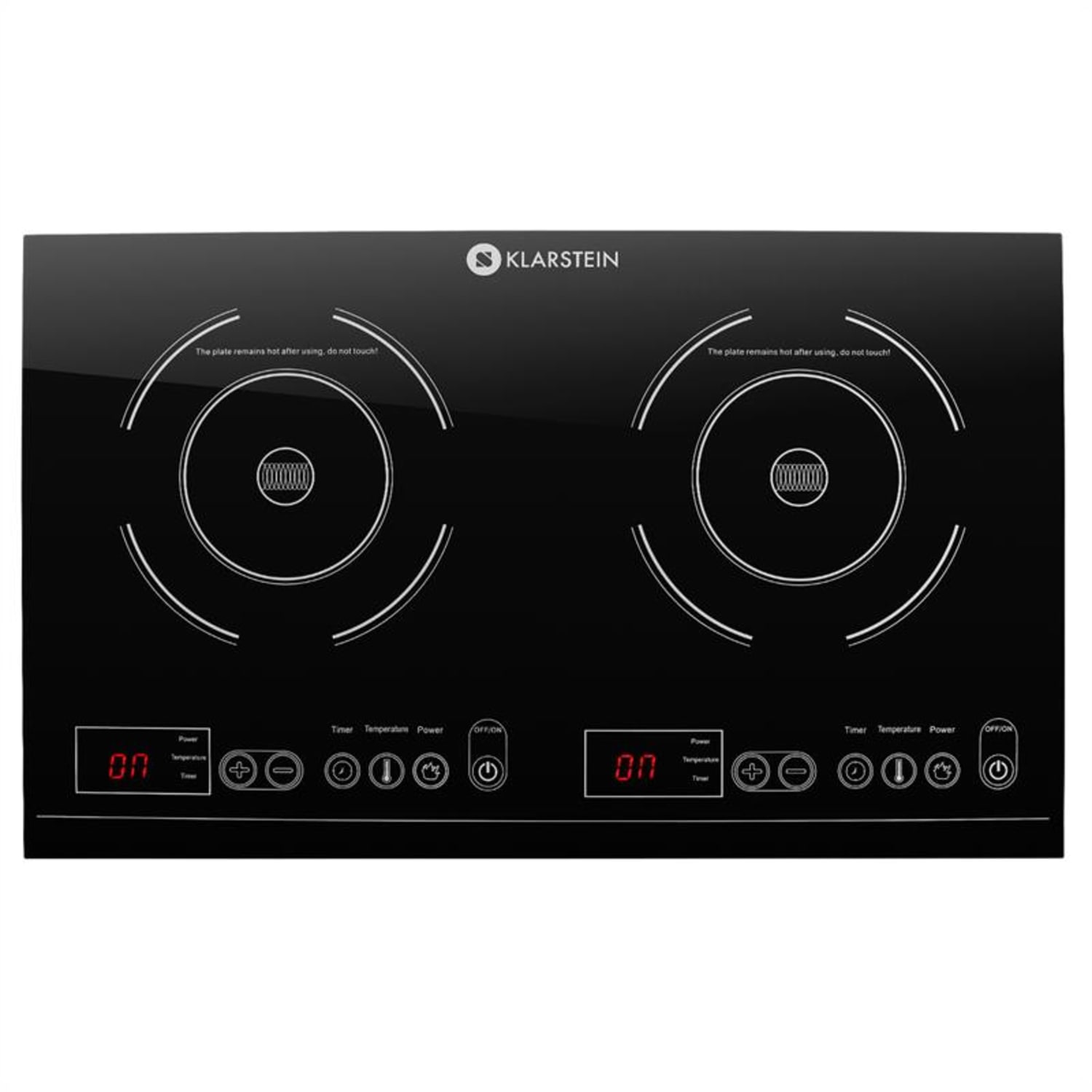 VariCook XL Placa de inducción doble 3100W Temporizador 240°C Táctil