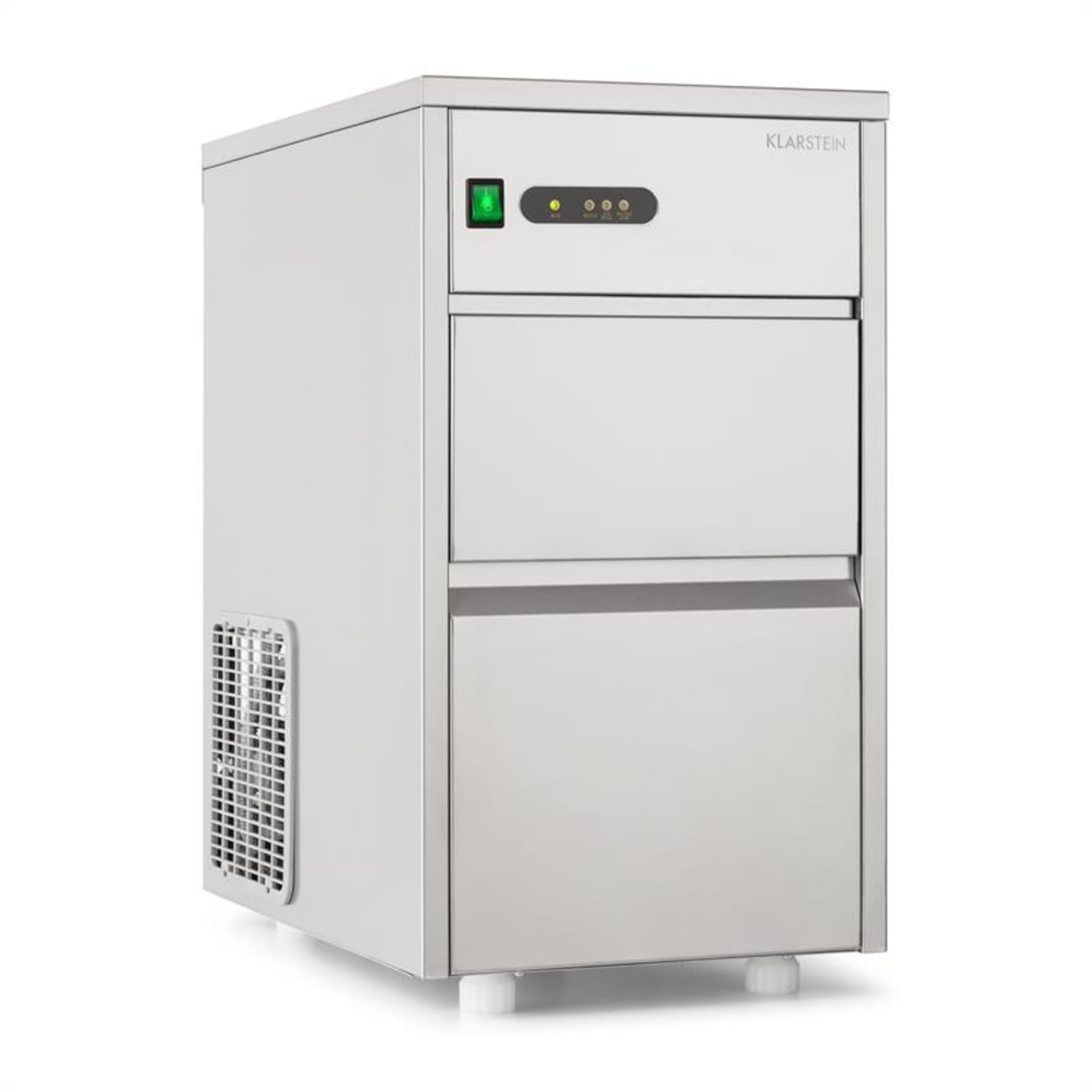 Powericer XL, industrijska naprava za proizvodnjo kock ledu, 145 W, 20 kg/dan, iz nerjavečega jekla