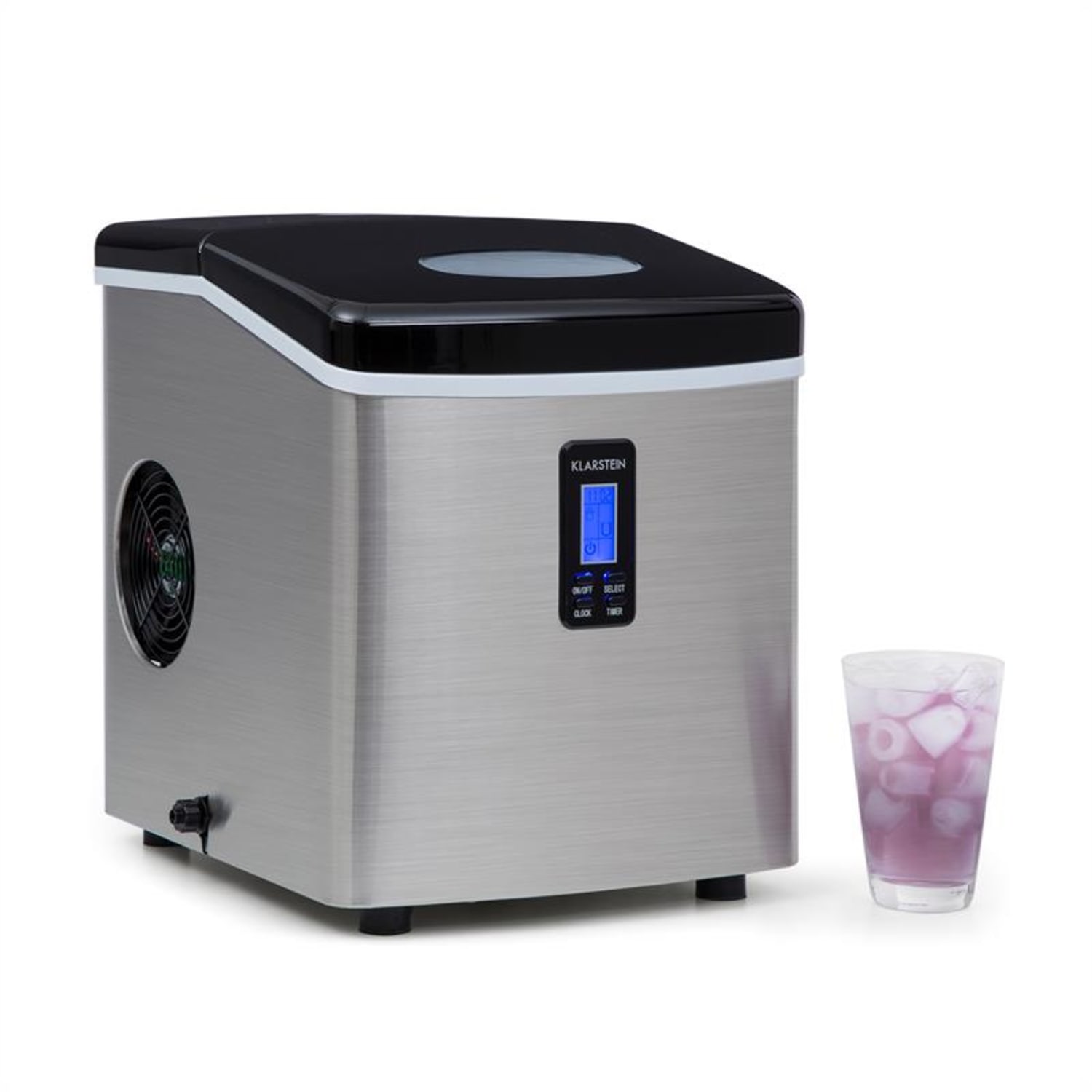 Mr. Black-Frost Eismaschine 150W Edelstahl schwarz 15kg