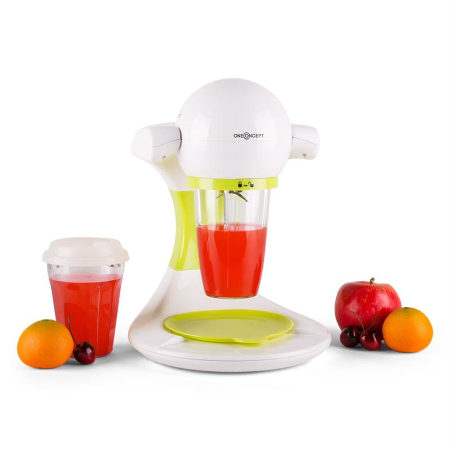 Smooothy, 350, blender pentru piureuri, verde / alb