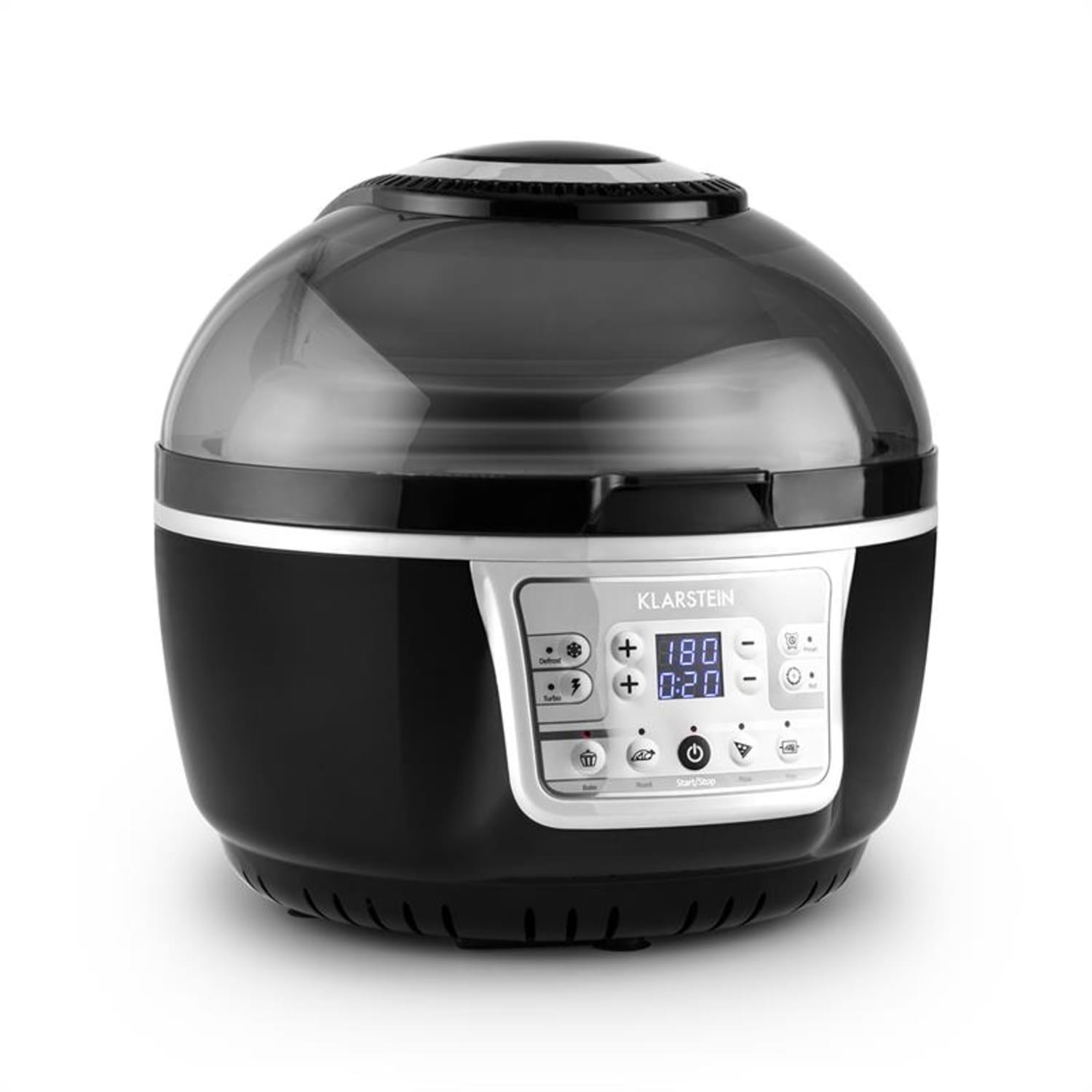 VitAir Turbo Friteuse sans huile grill cuisson 9L 1400W -gris & noir